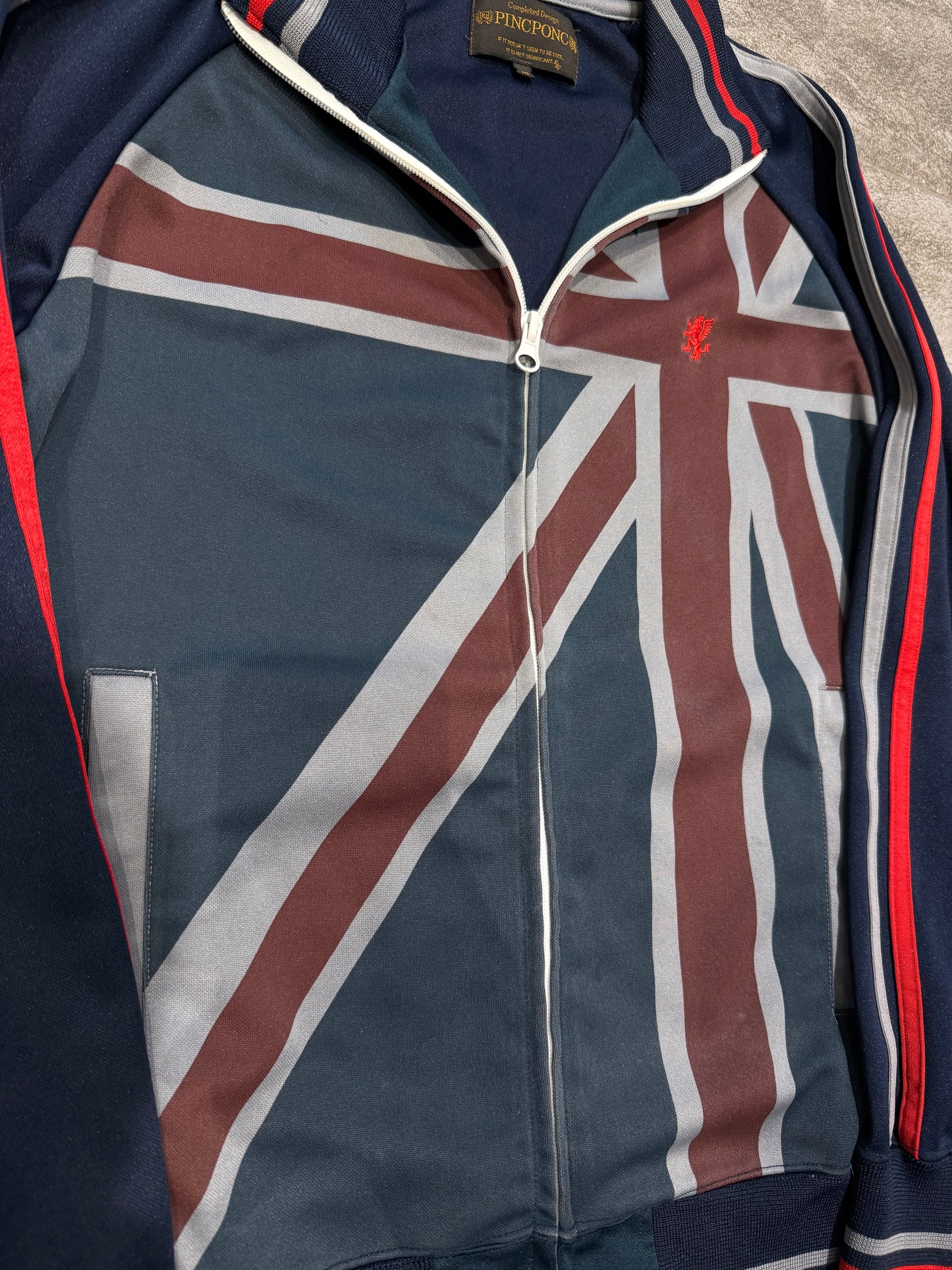 000’s Pinc Ponc Union Jack Track Jacket (M)