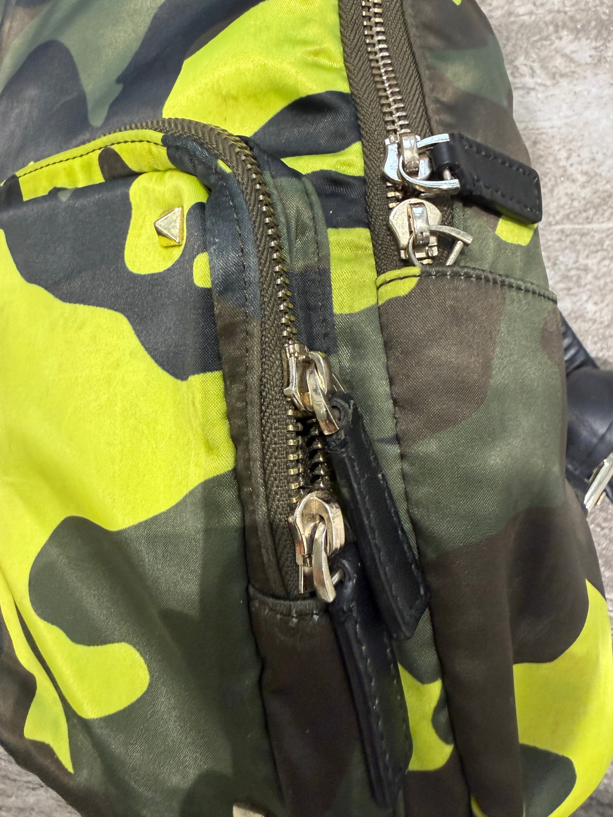 Valentino Studded Camo Backpack