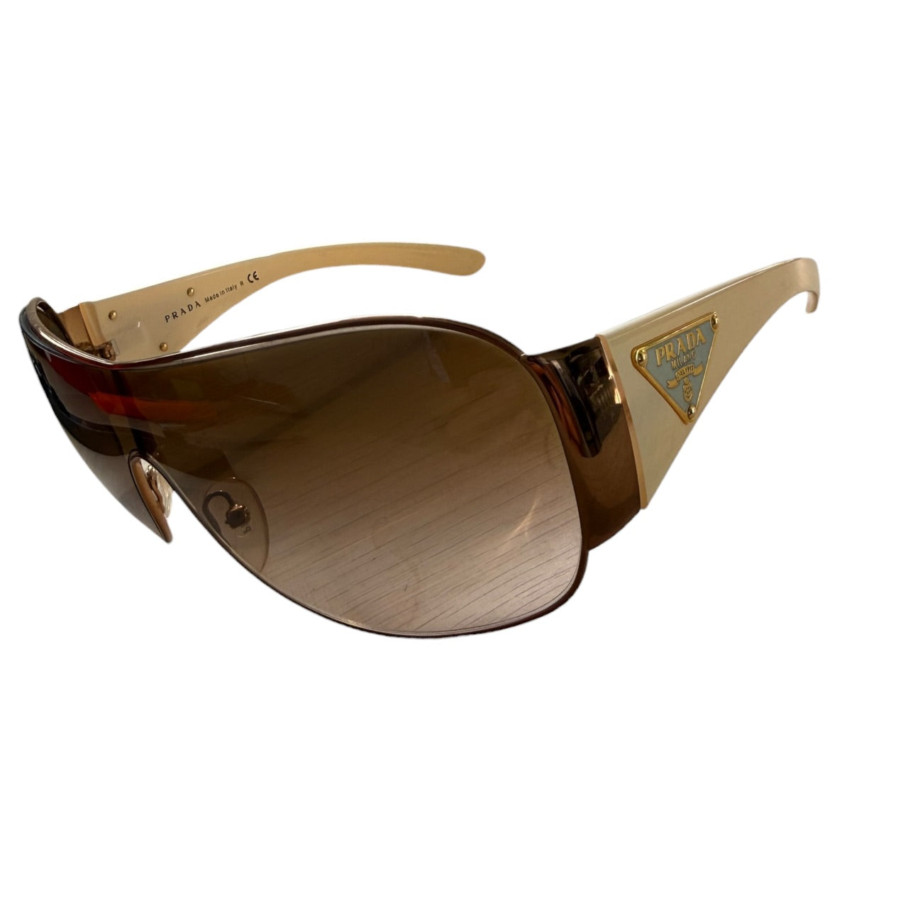 000’s Prada Triangular Plaque Sunglasses