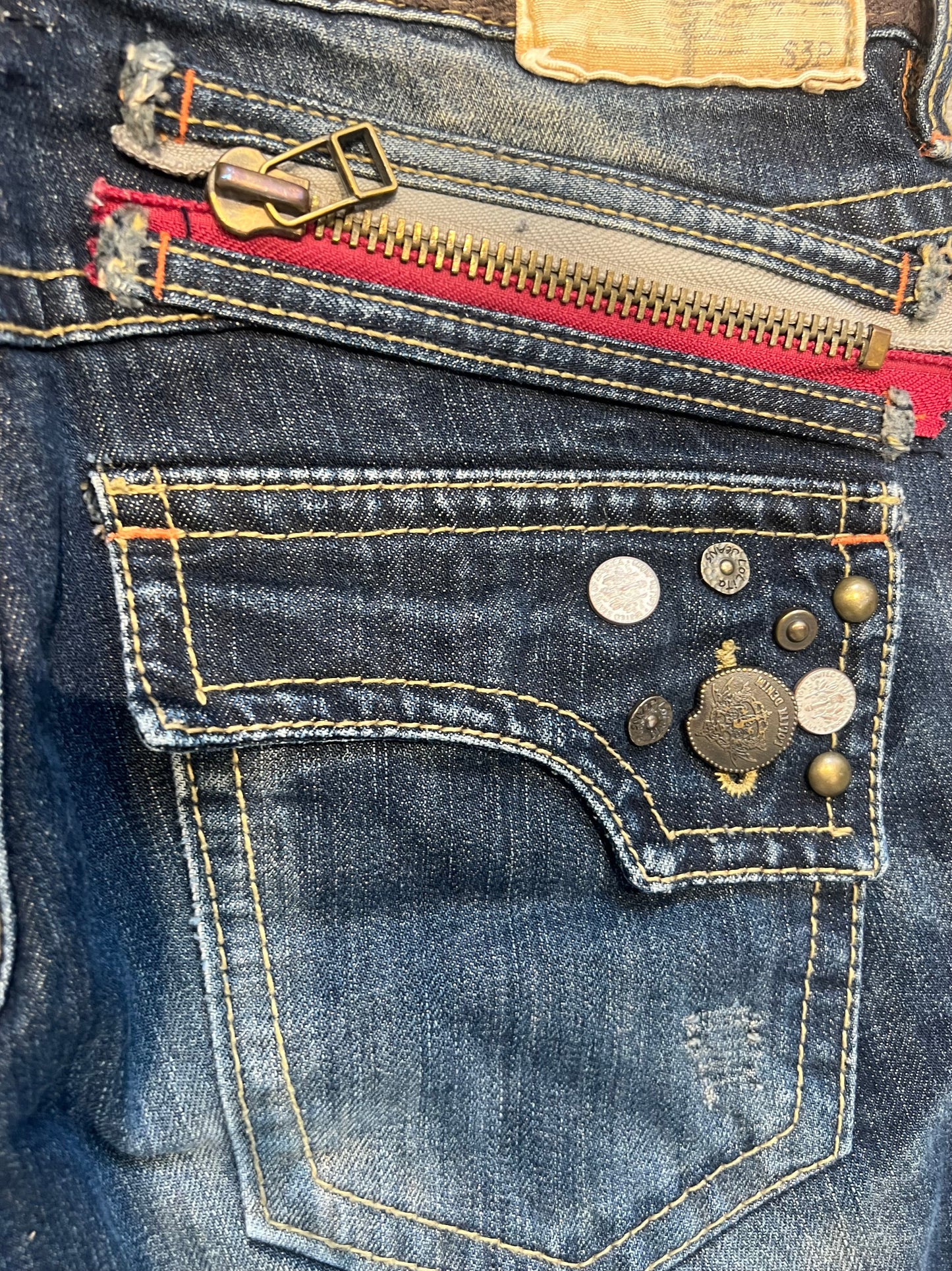 000s Lolita Japanese Bootcut Jeans