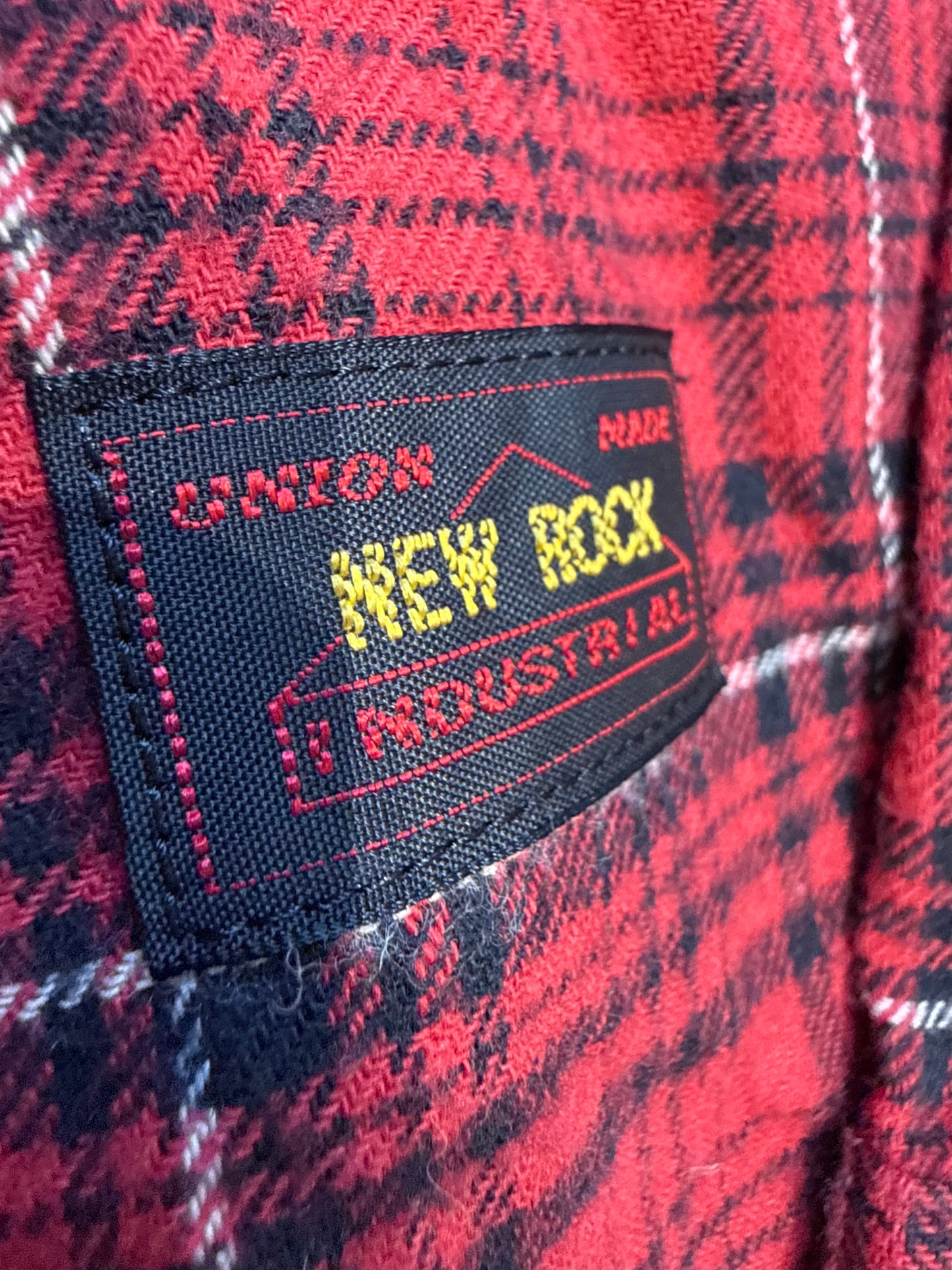 000’s Armed Double Collar Plaid Flannel (S)