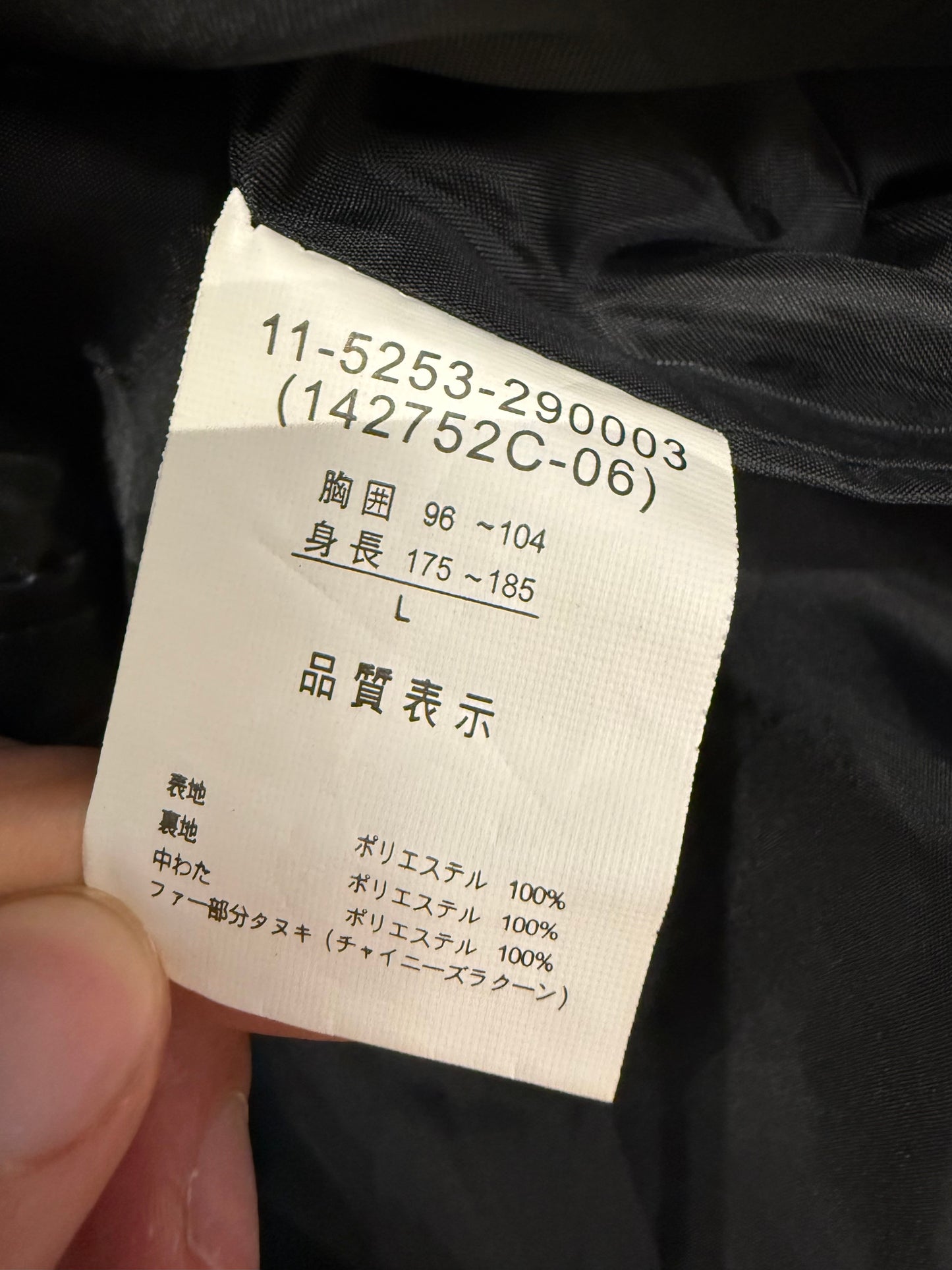 000’s Japanese Fur Hood Puffer (L)
