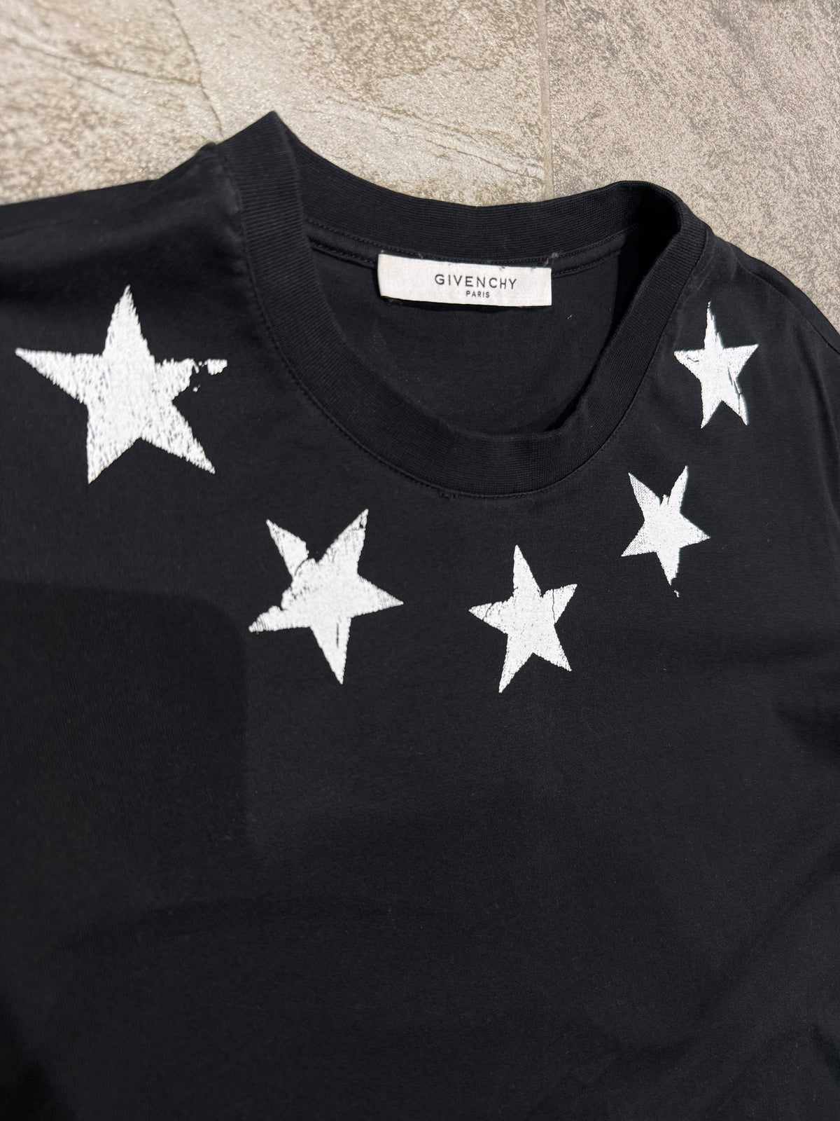 Givenchy Distressed Stars Tee (S)