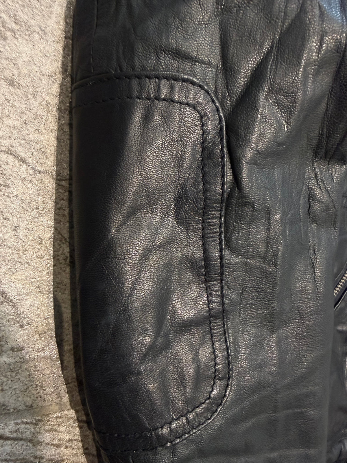 000’s Influence Goat Leather Jacket (S)