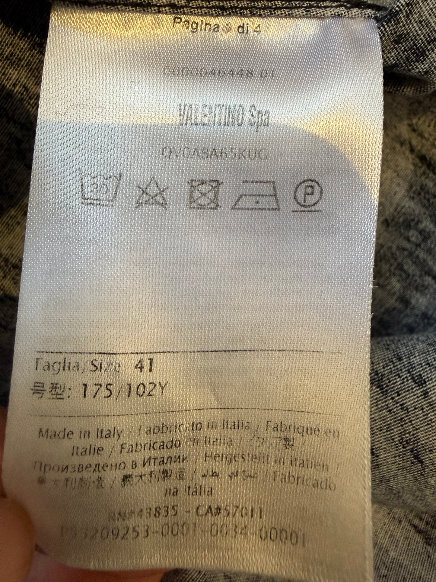Valentino Camo Shirt (M-L)