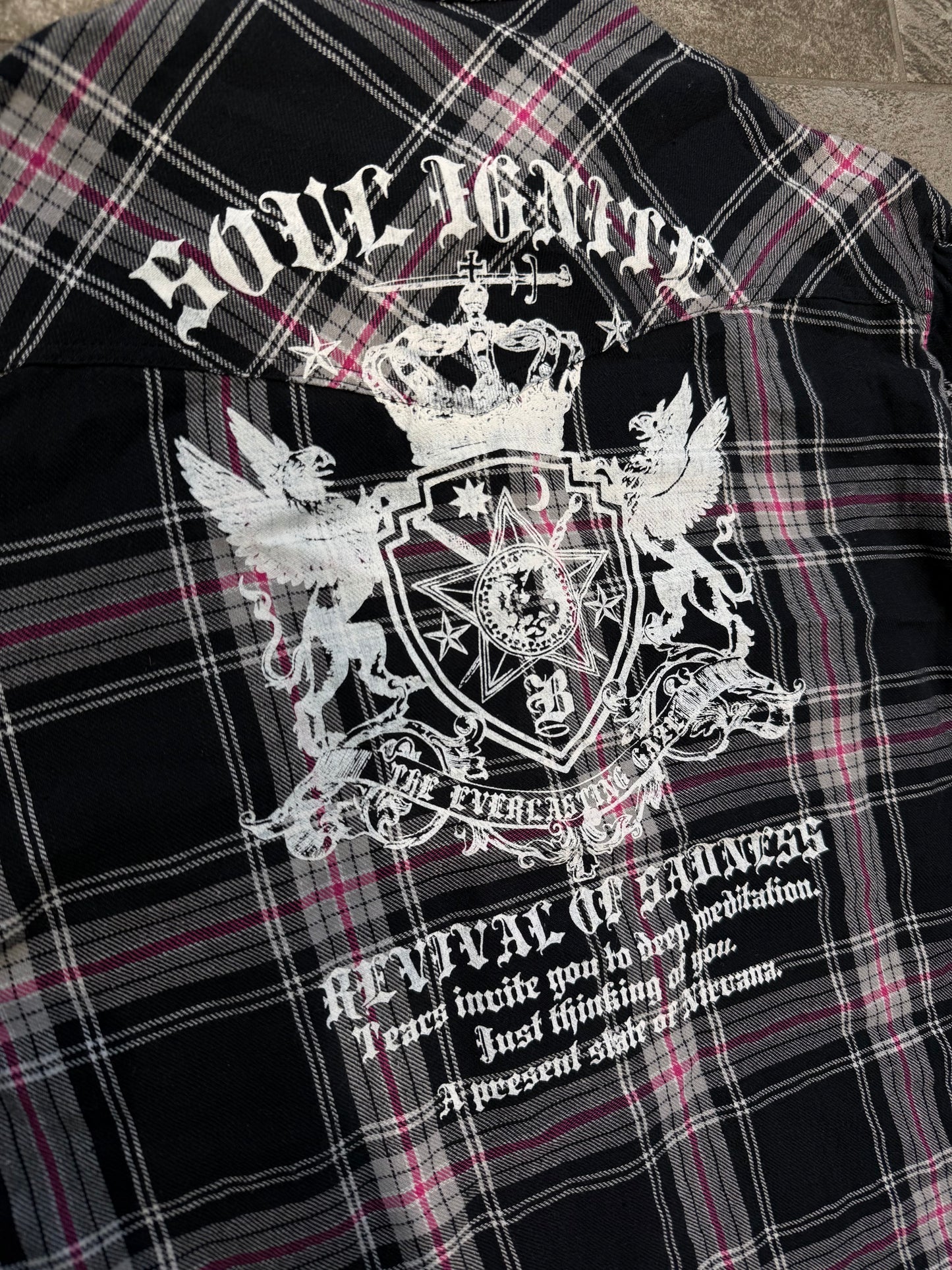 000’s Amore Pure Plaid Flannel (M)