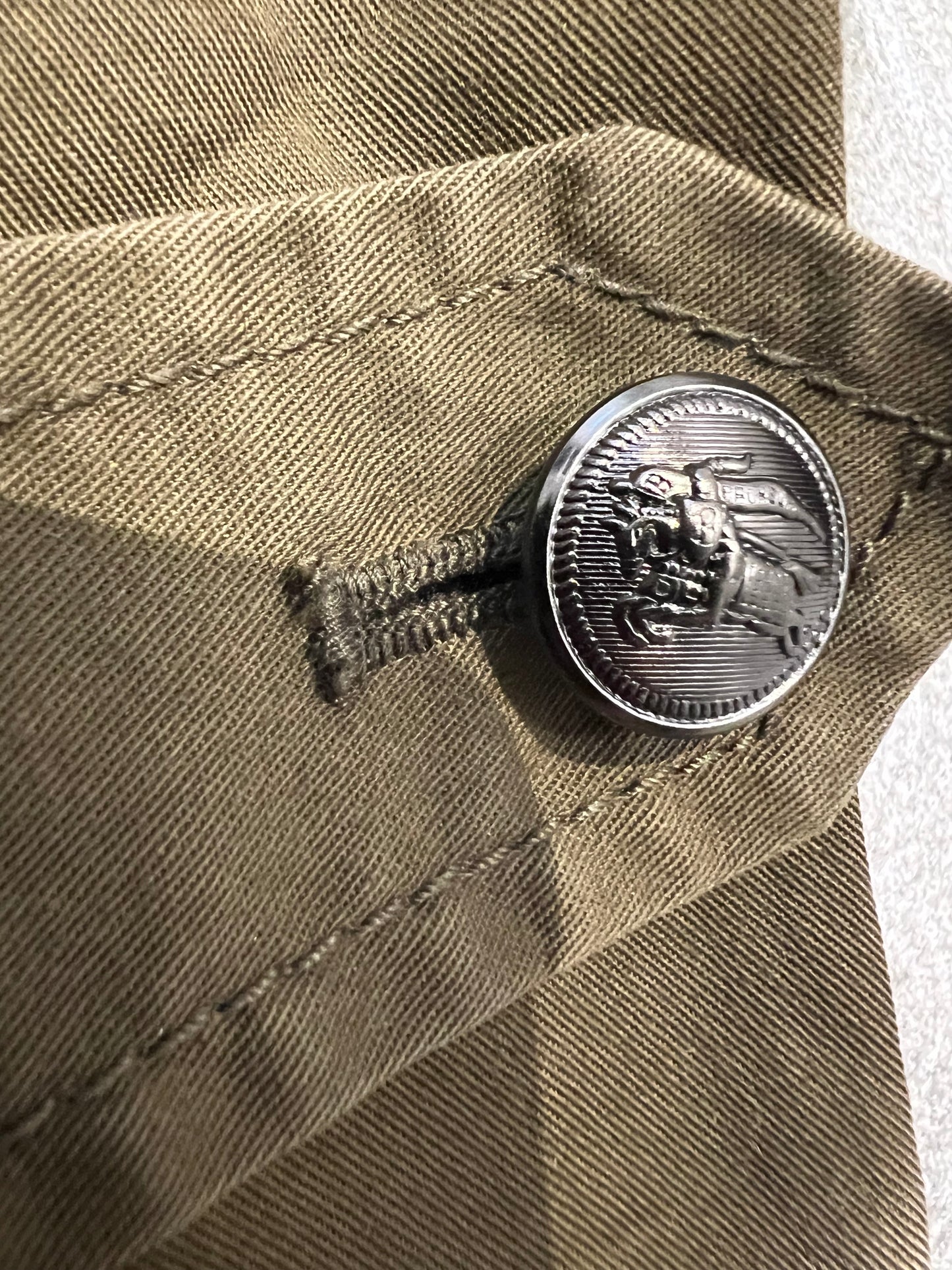 000’s Burberry Napoleon Jacket (M)