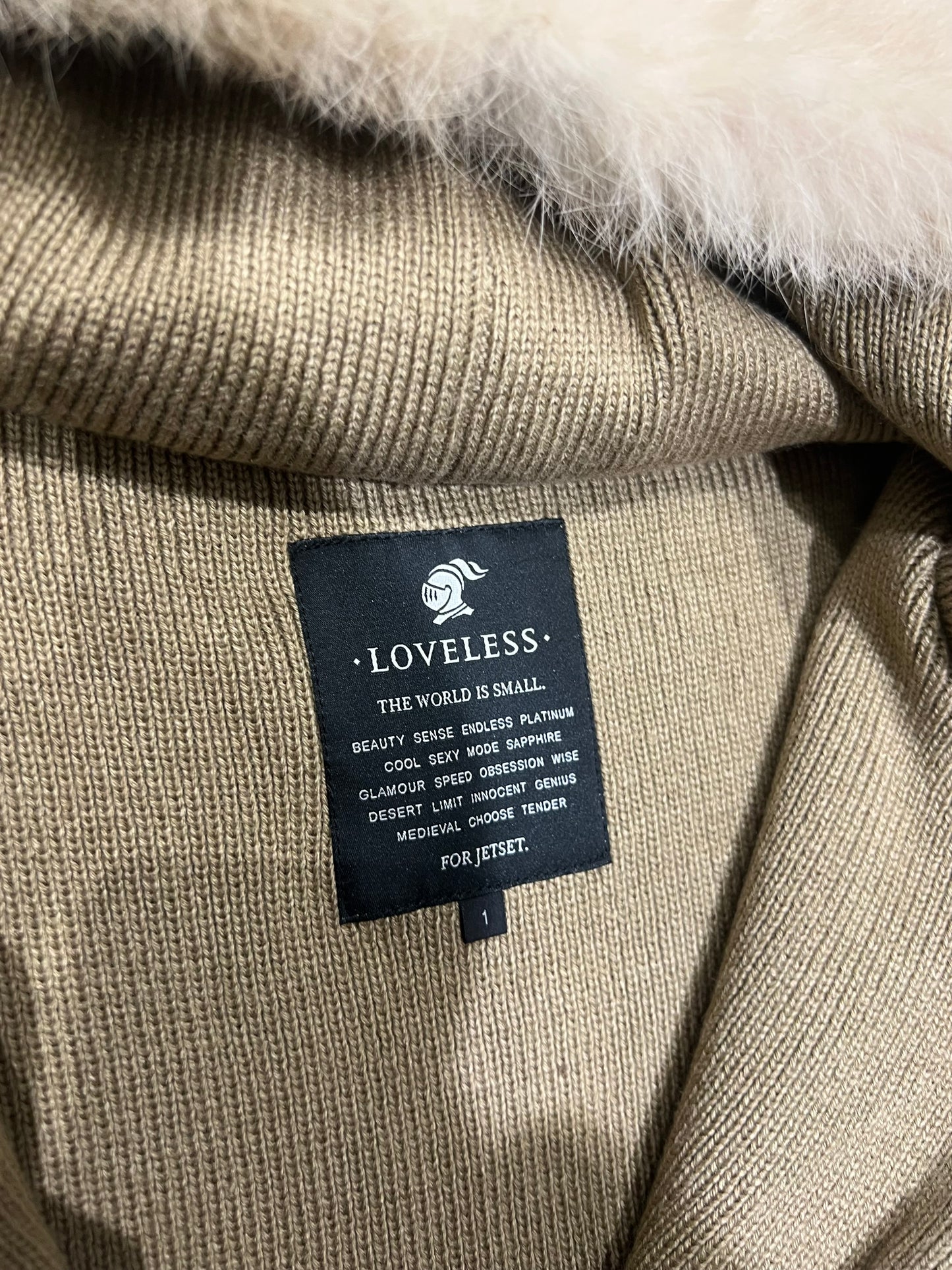 Loveless Rabbit Fur Hoodie