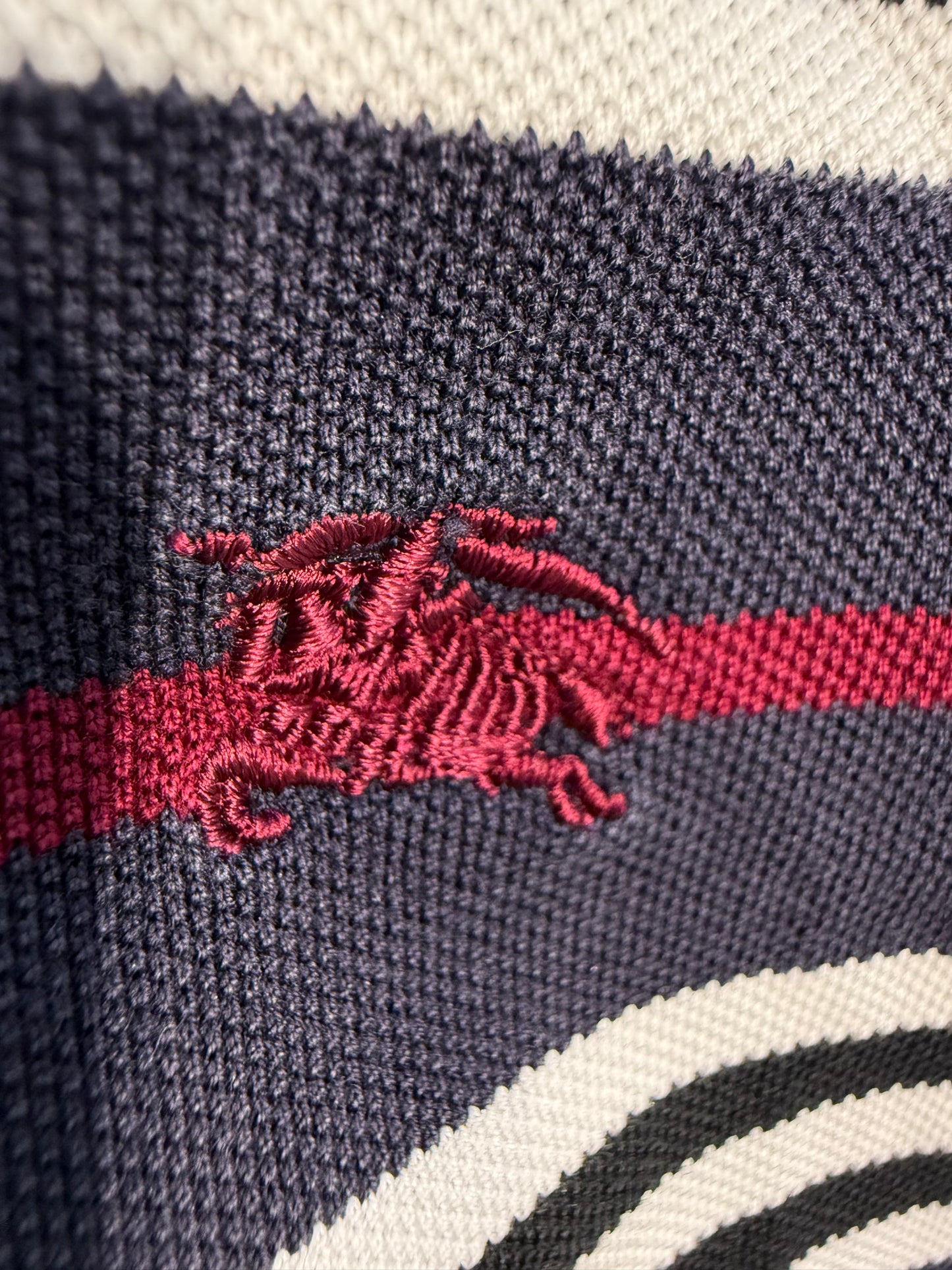 Burberry Striped Polo (S)