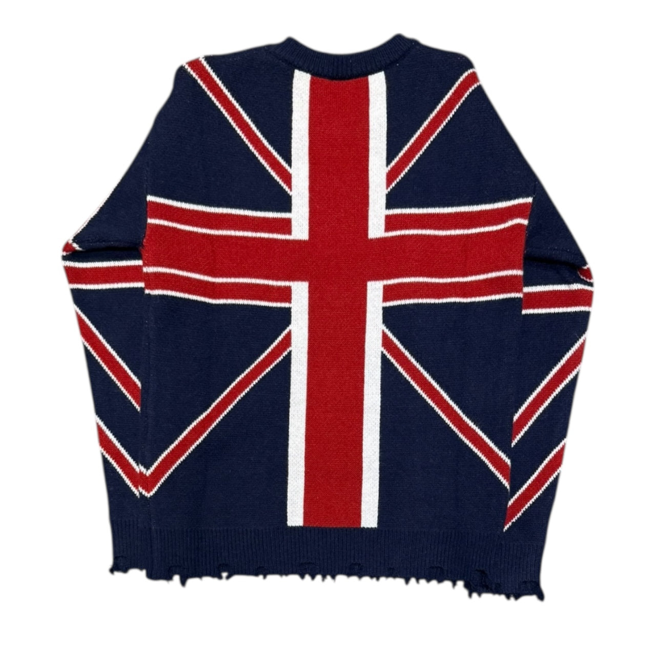 000’s Union Jack Distressed Jumper
