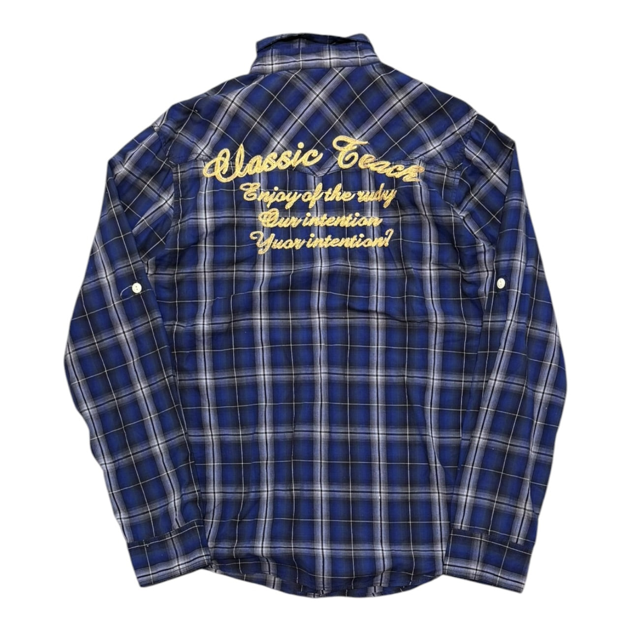 000’s Nylaus Plaid Flannel (M-L)