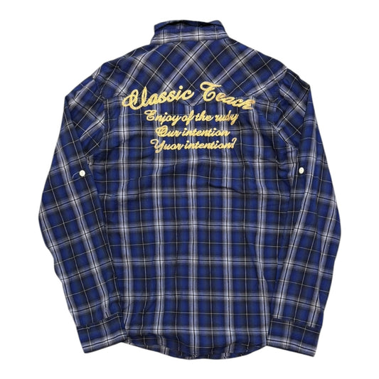 000’s Nylaus Plaid Flannel (M-L)