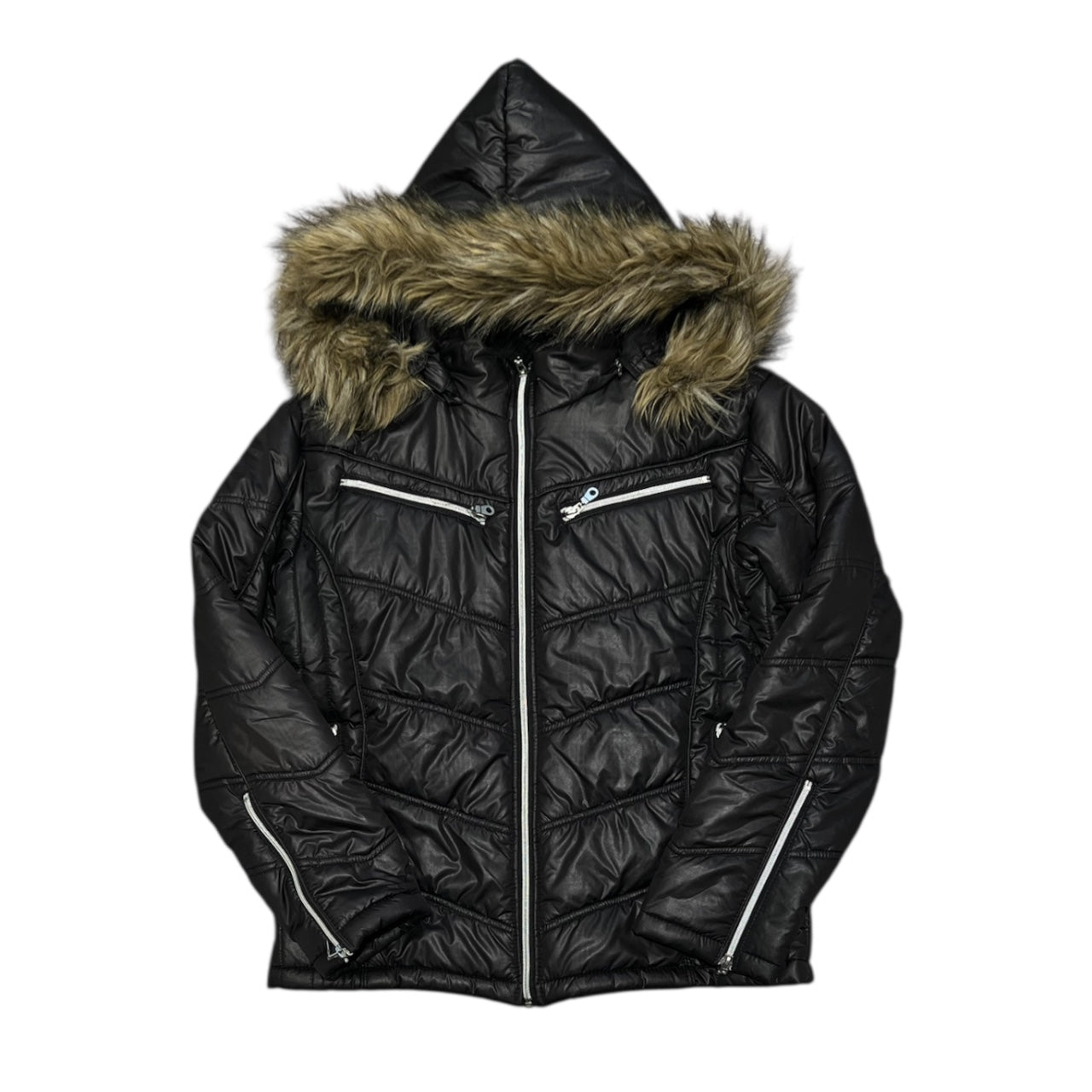 000’s Nota Bene Fur Puffer Jacket (L)