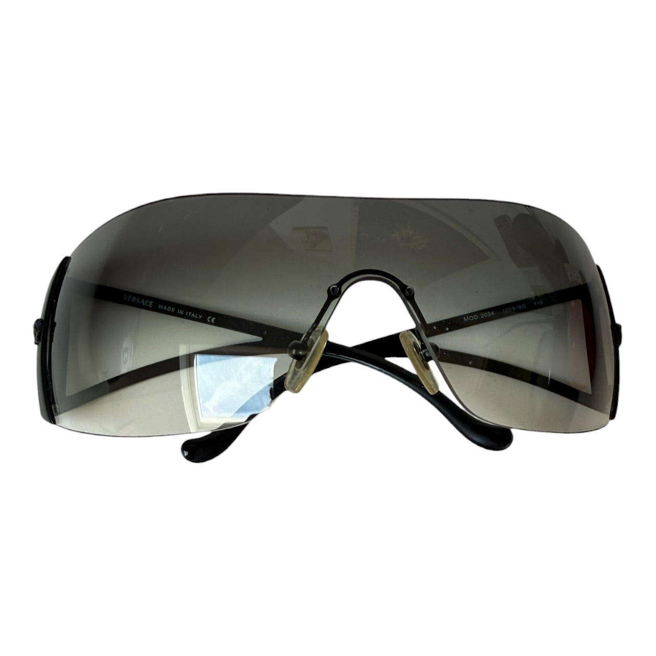 000’s Versace Oversized Gradient Sunglasses