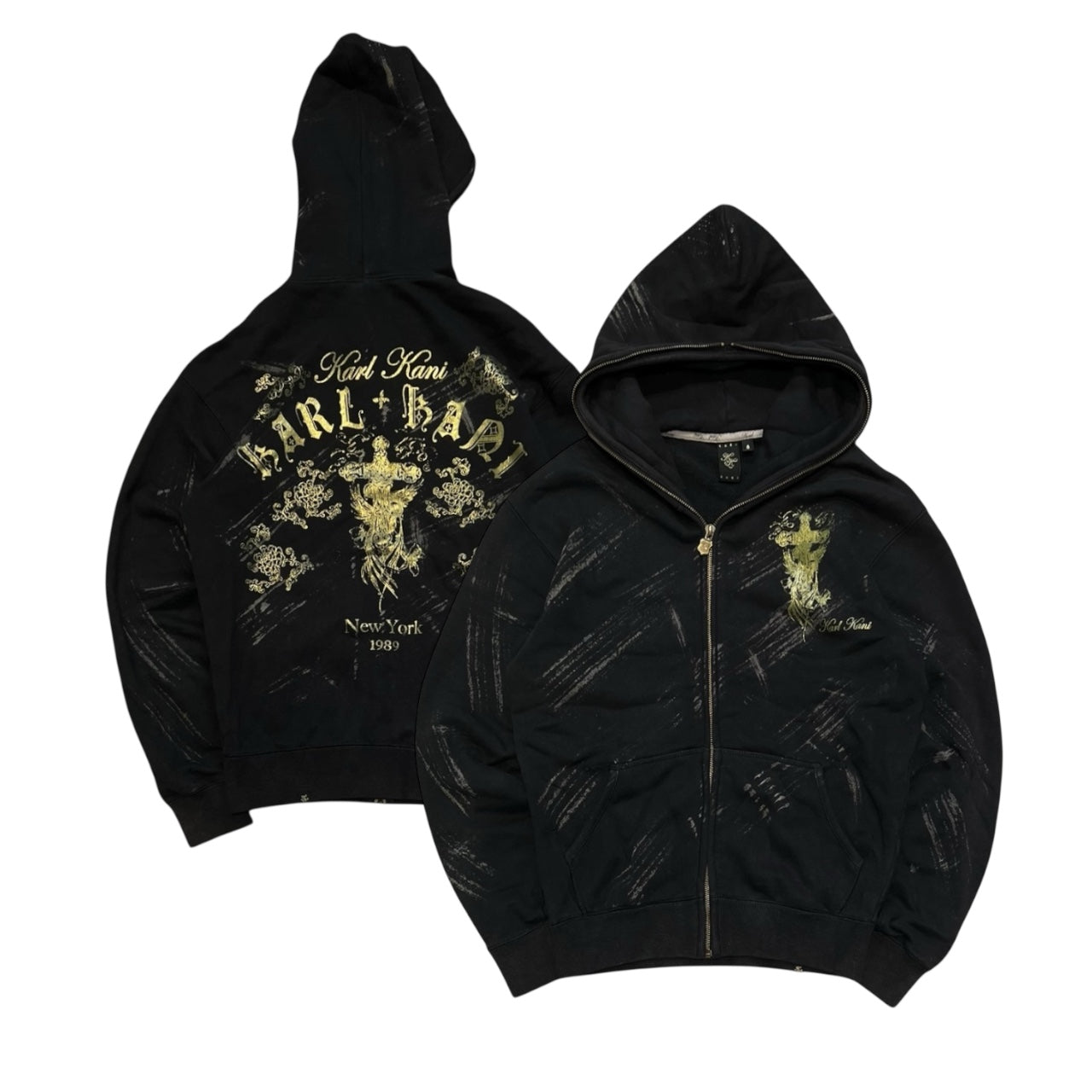 000’s Karl Kani Full Zip Up hoodie