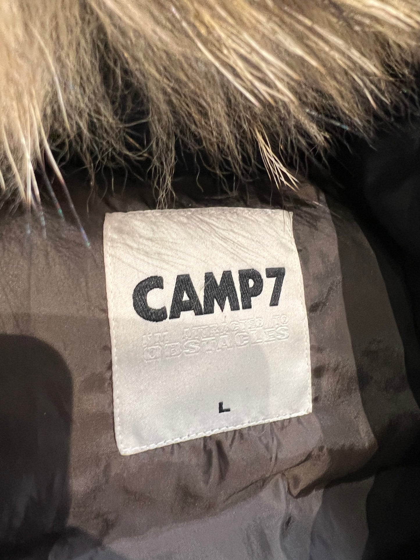 000’s Camp7 Fur Hood Gilet (M)