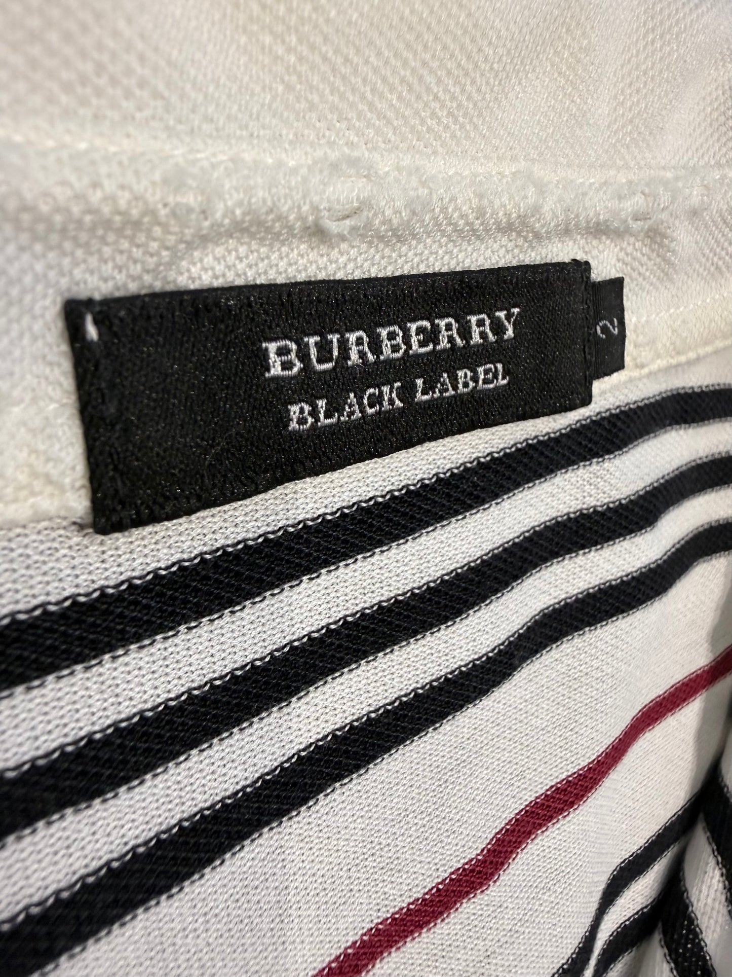 000’s Burberry Striped Polo (S)