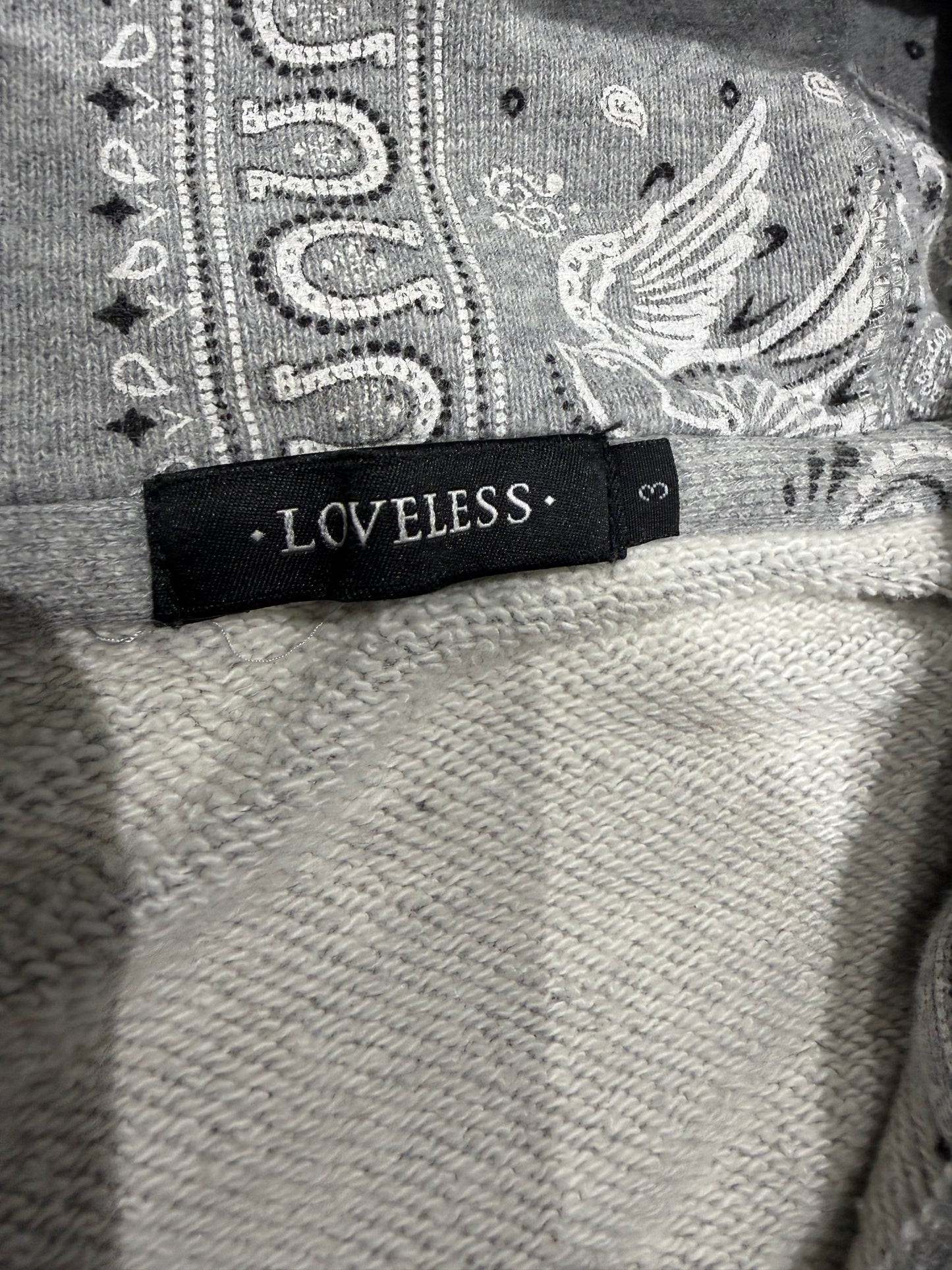 000’s Loveless Paisley Hoodie (M)