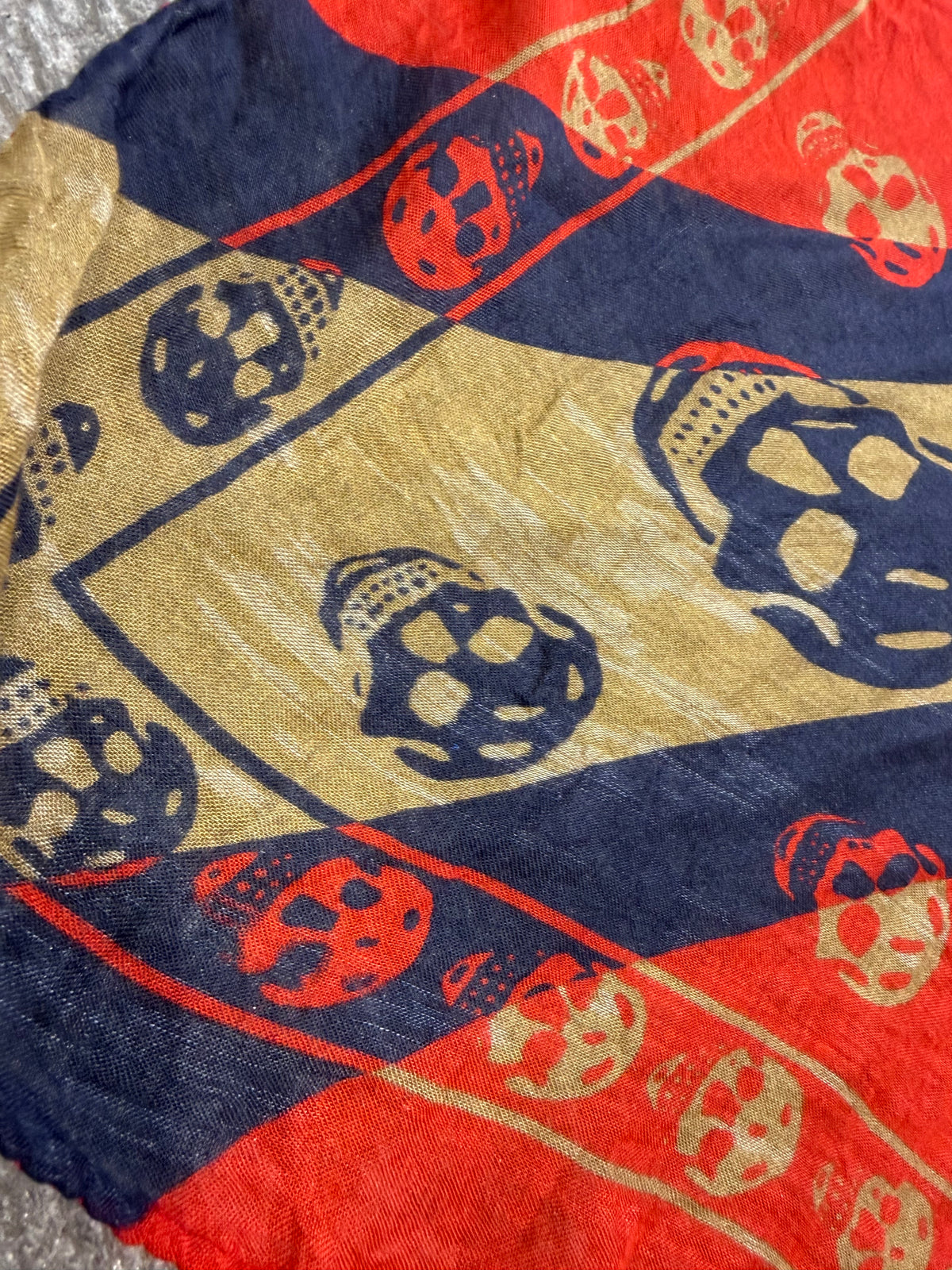 000’s Alexander Mcqueen Union Jack Silk Scarf