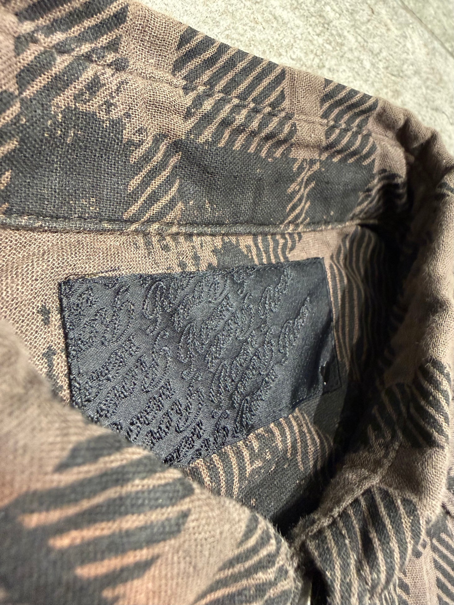 000’s Roen Skull Checkered Flannel (M)
