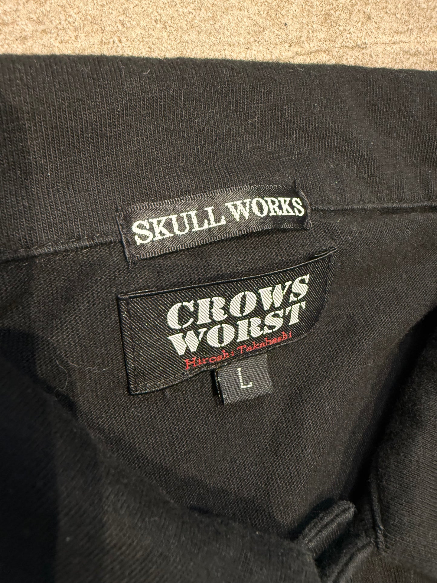 000’s Skull Works x Crows Polo (M)
