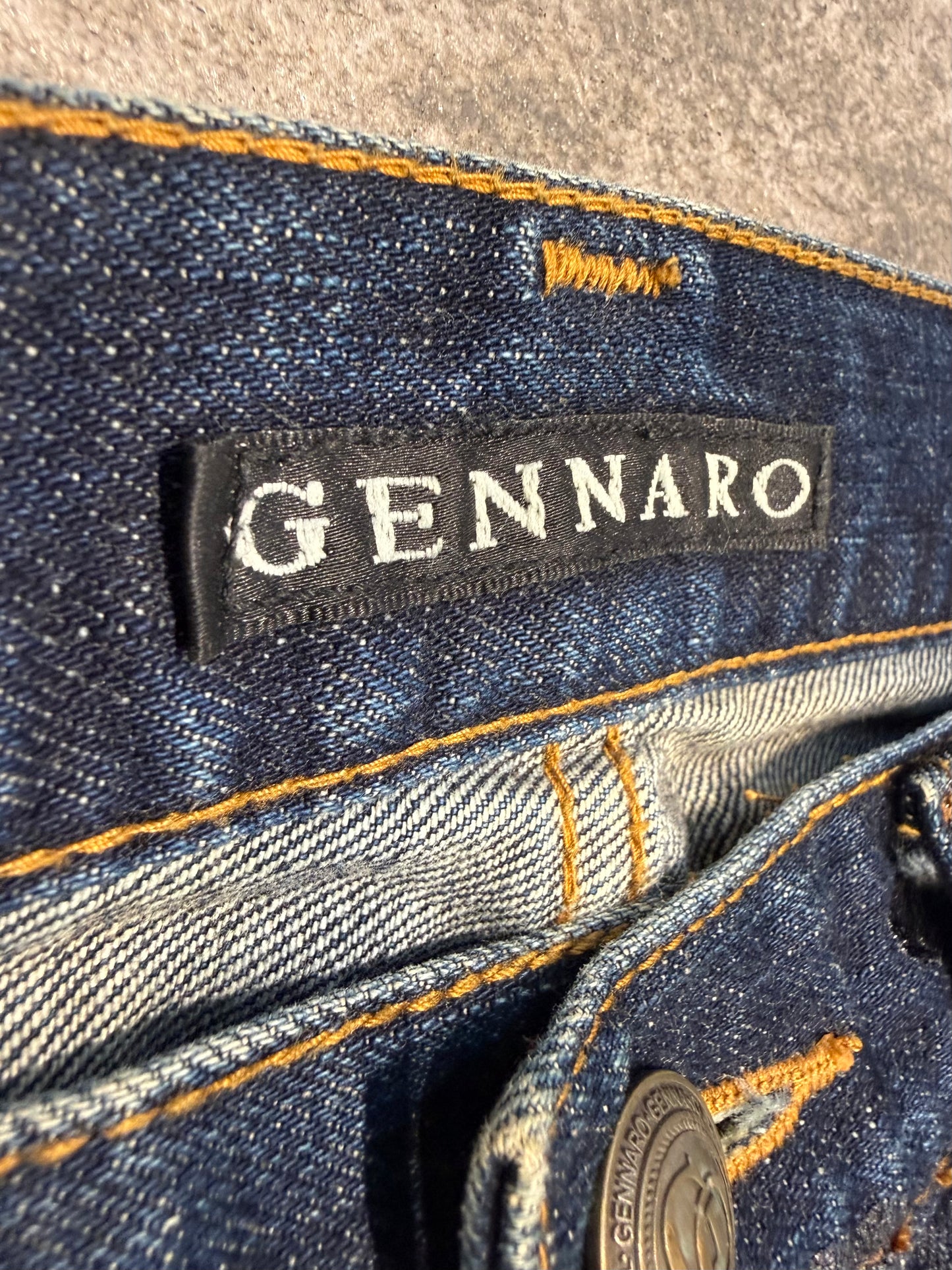 000’s Waxed Gennaro Bootcut Jeans (31”)