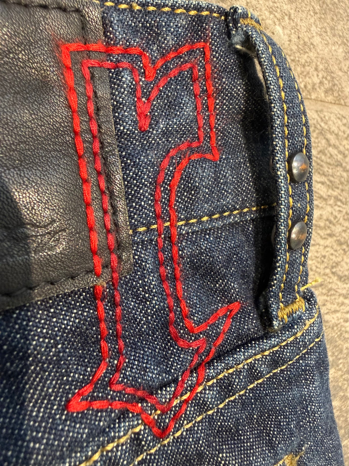 000’s Roen Skull Studded Jeans (33”)