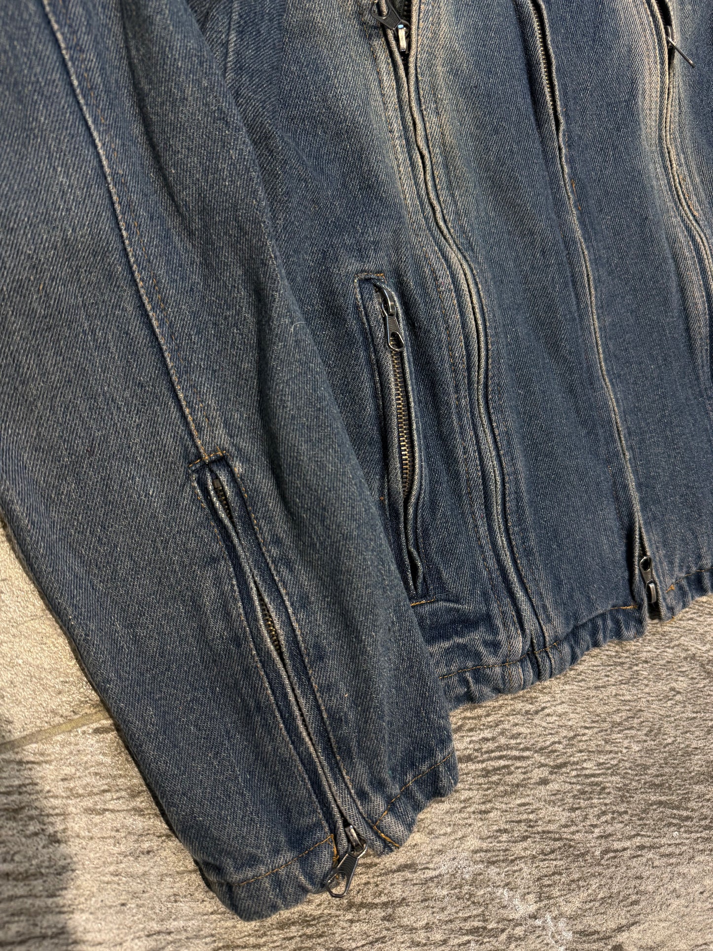 000’s Bernings Sho Skull Denim Jacket (S)