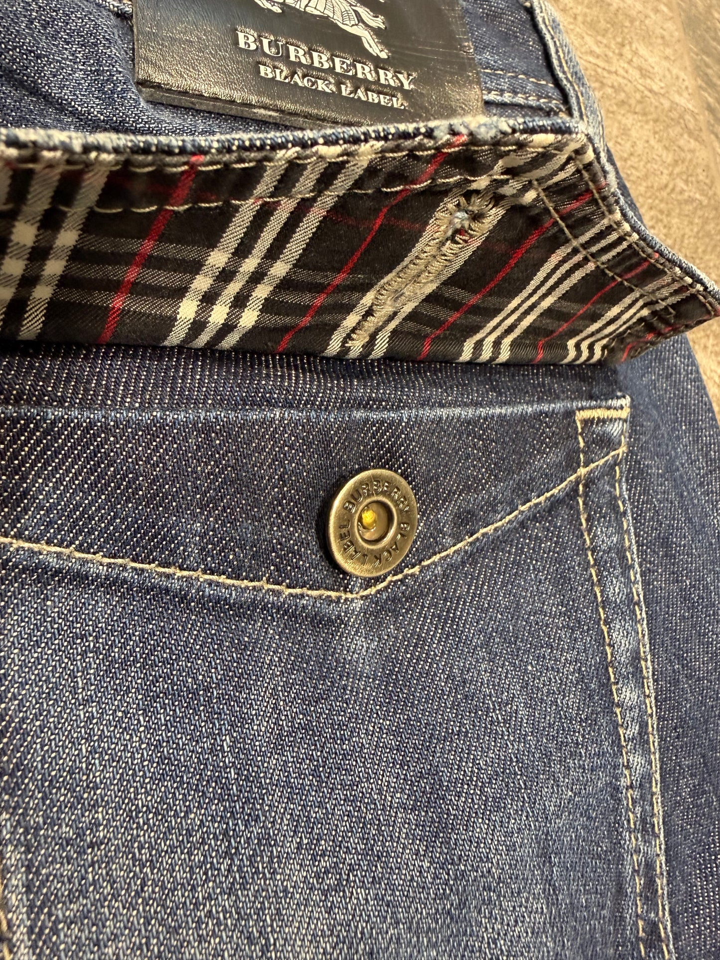 000’s Burberry Flap Pocket Jeans (29”)