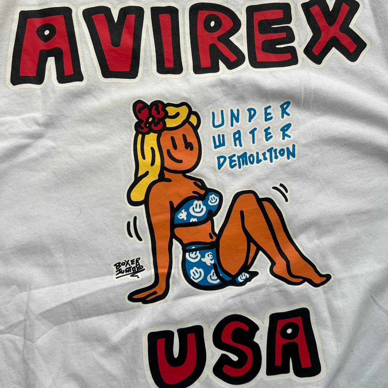 000’s Avirex x Boxer Juntaro Graphic Tee