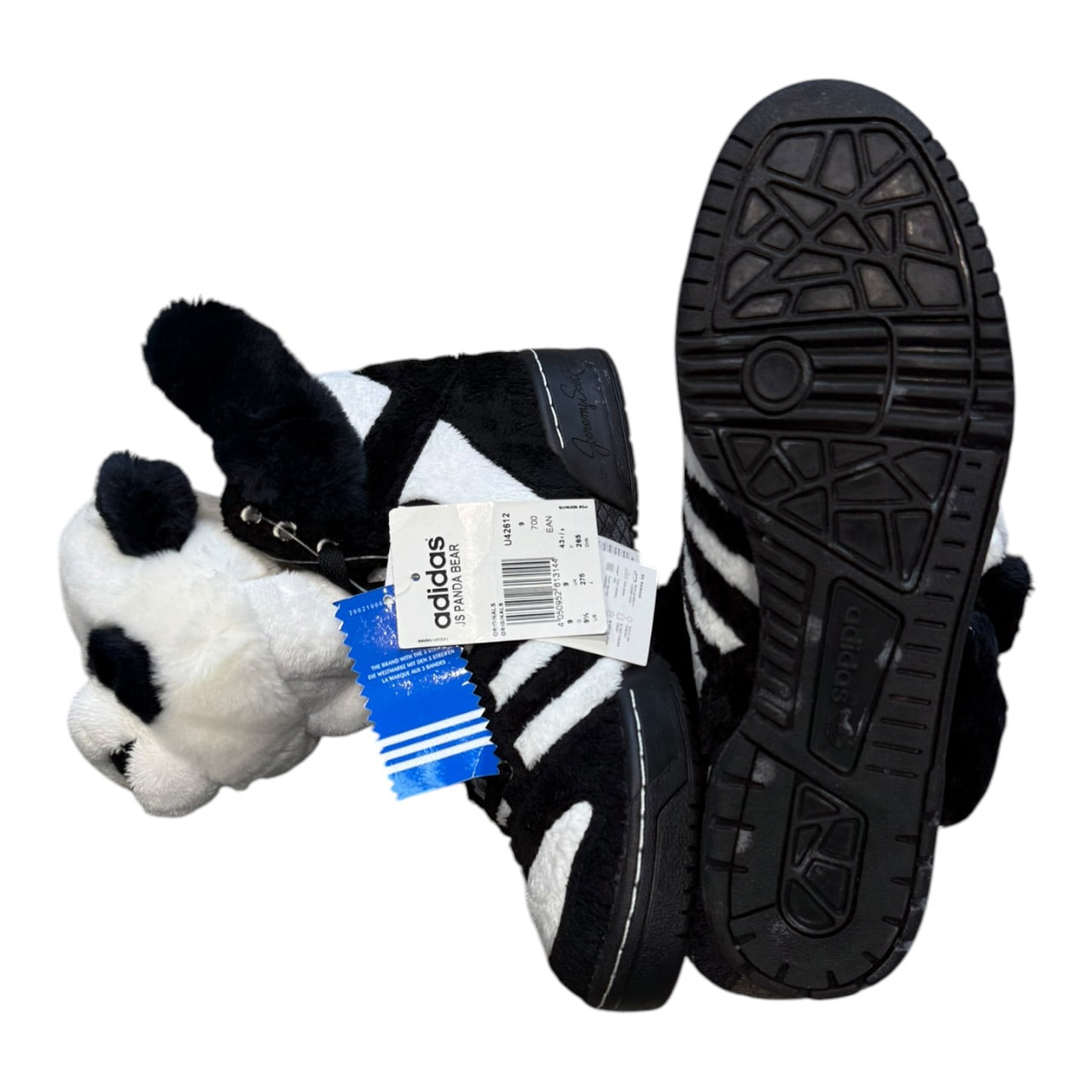 Jeremy Scott X Adidas Panda High Tops (UK 9 - EU 43)