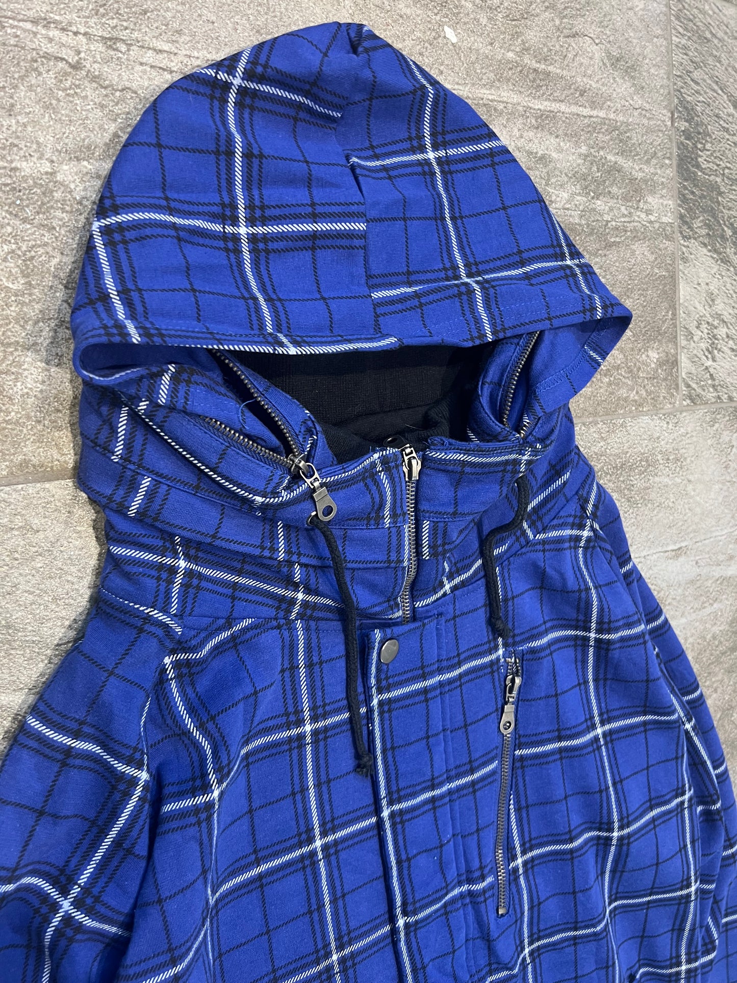 000’s Plaid/Checkered Bono Hoodie