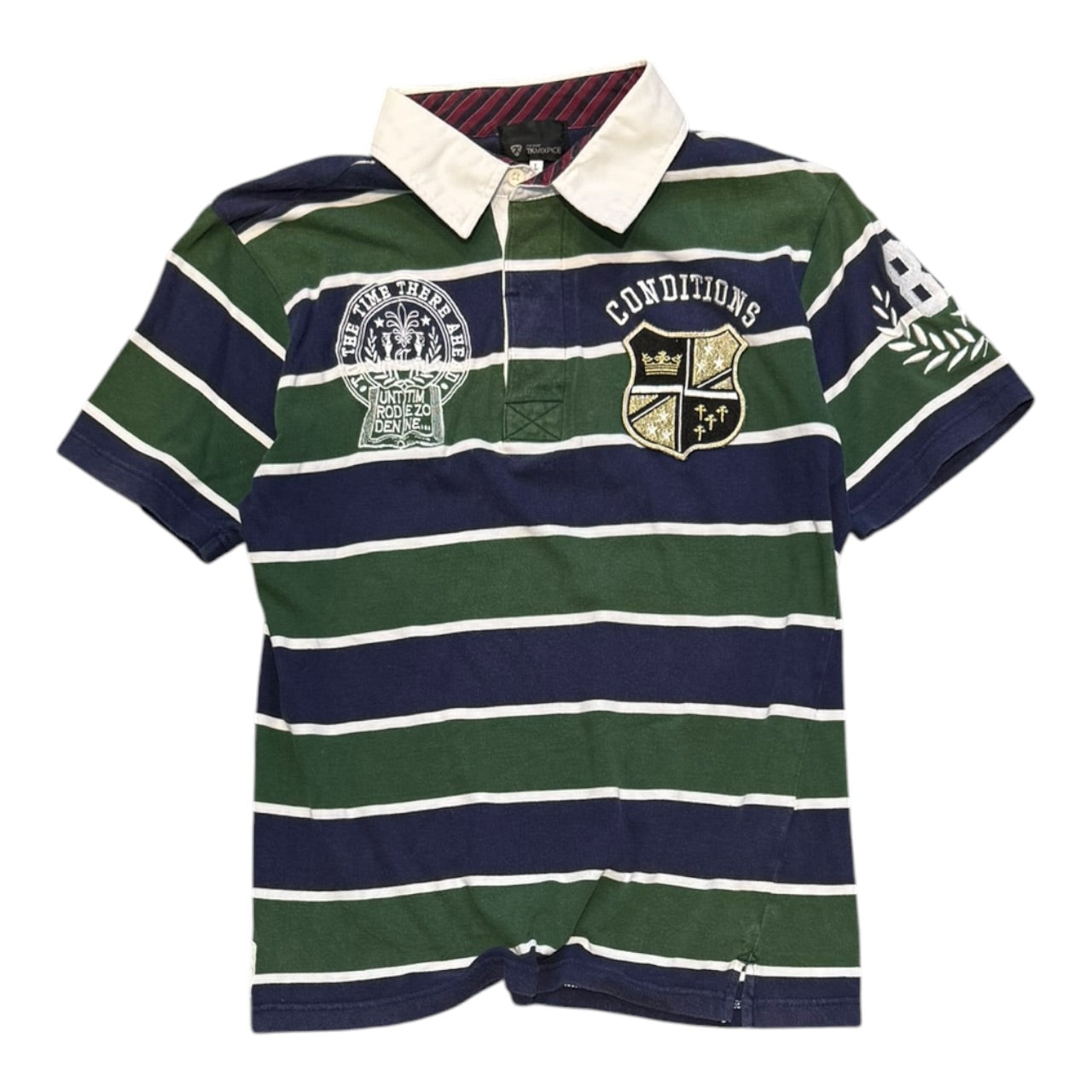 000’s Takeo Kikuchi Striped Polo (XS)
