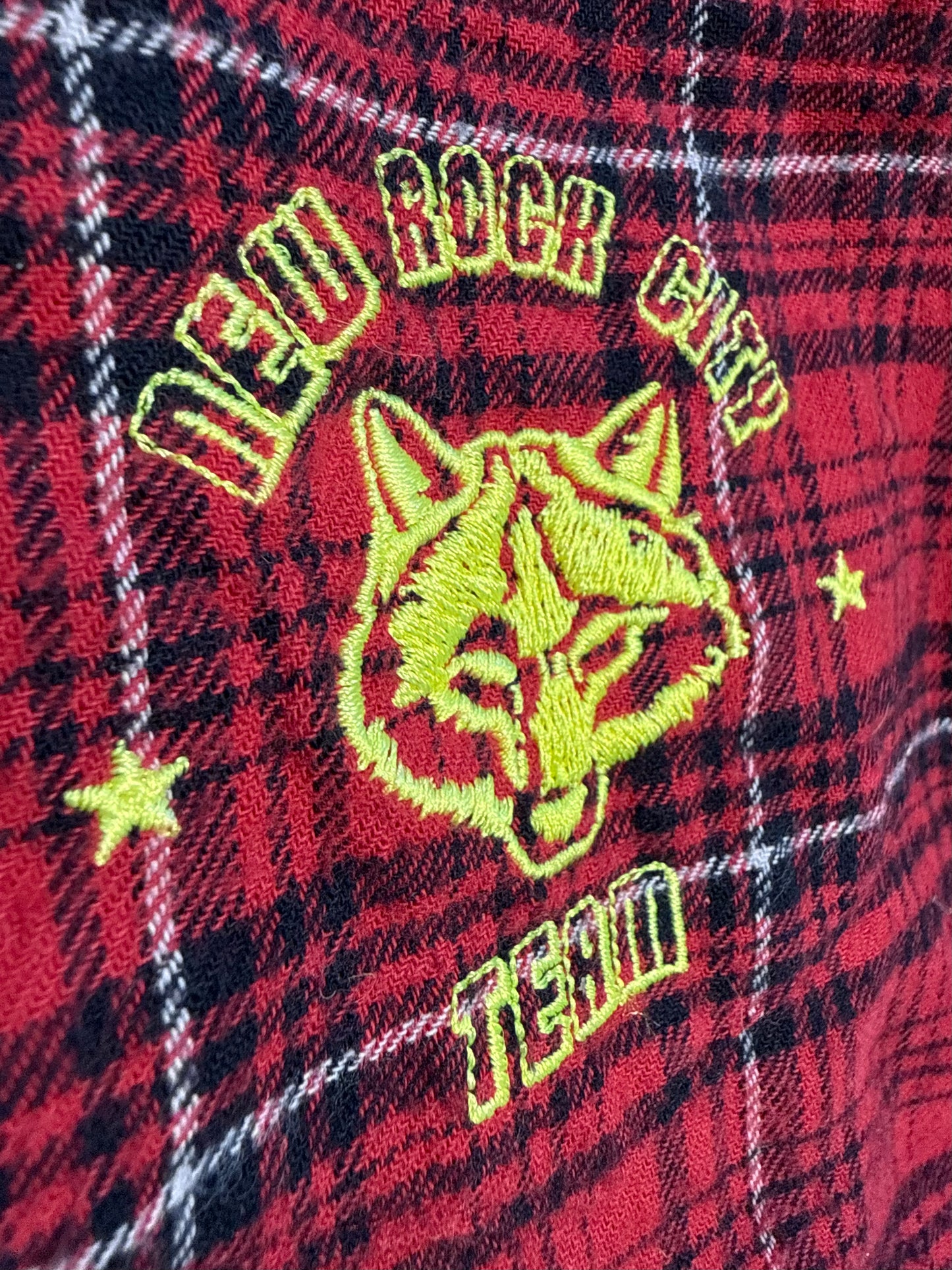 000’s Armed Double Collar Plaid Flannel (S)