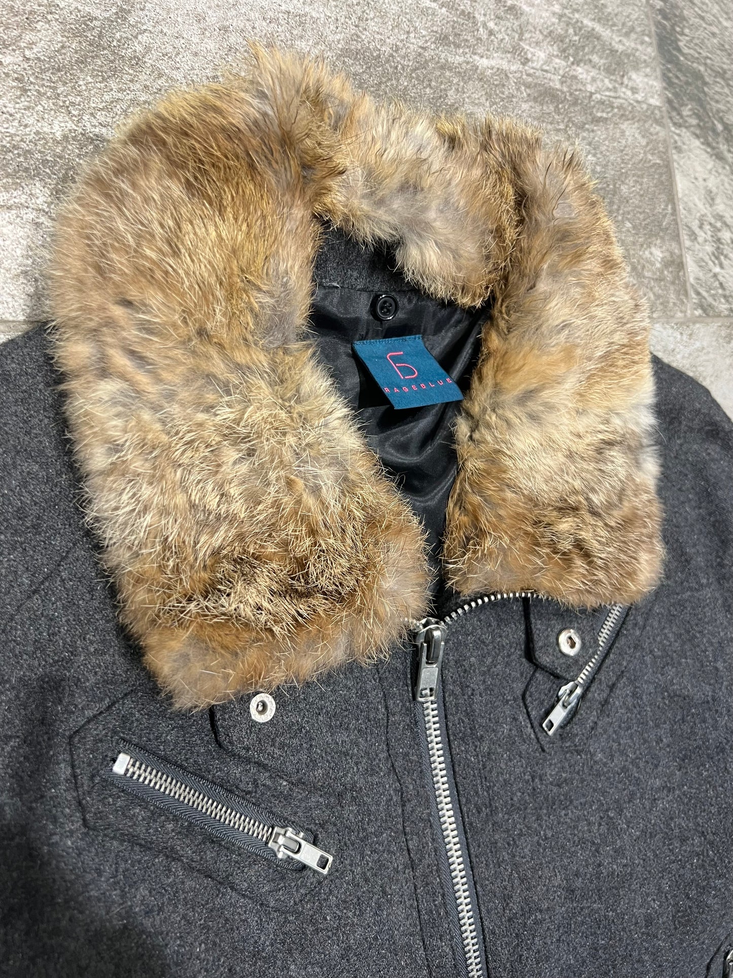 000’s Rageblue Fur Collar Jacket (M)