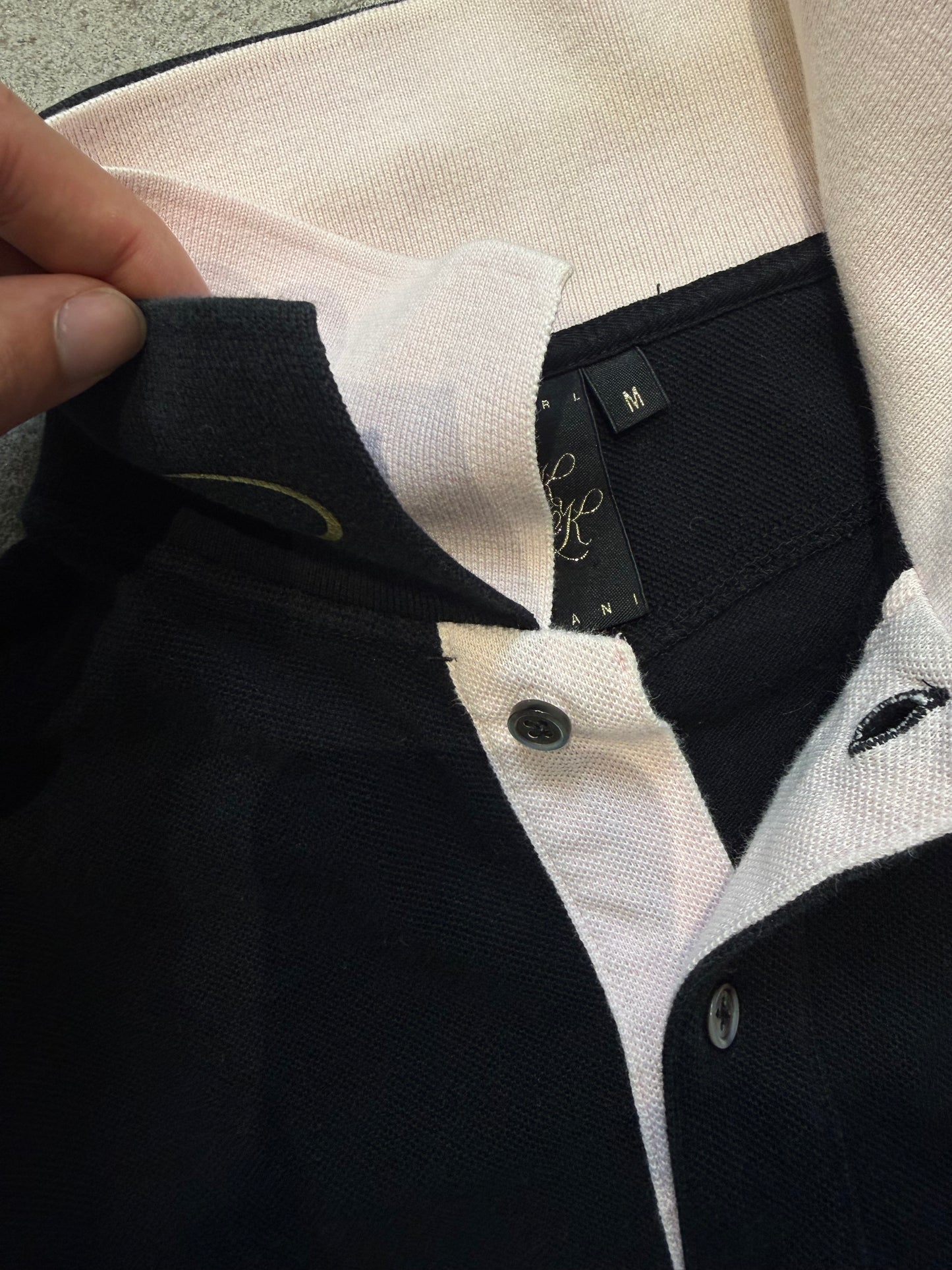 000’s Karl Kani Double Collar Polo (S)