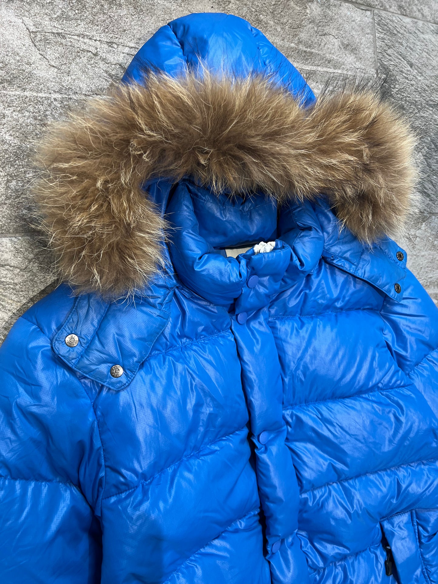 000’s Camp7 Fur Hood Puffer