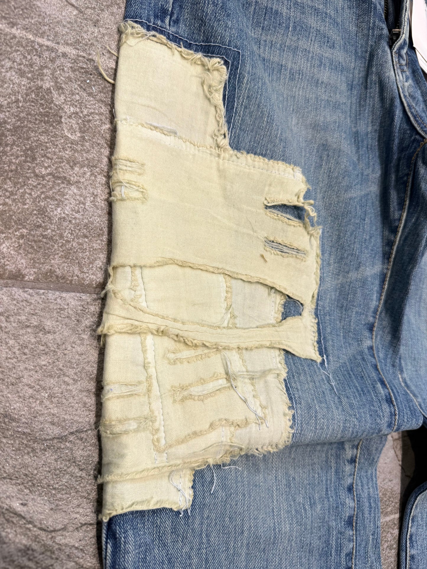 000’s Exhibitionist Patchwork Repair Jeans (30”)