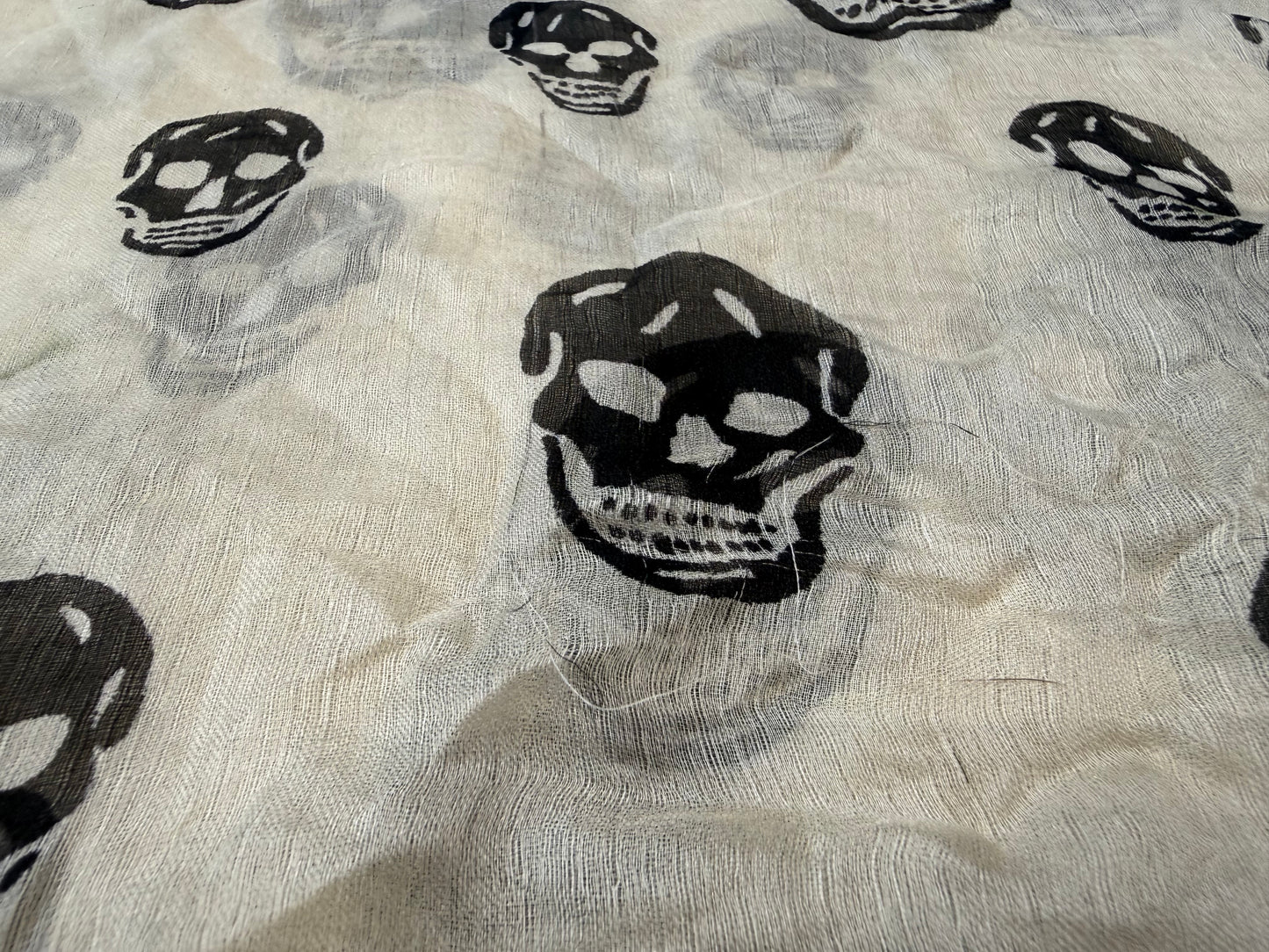 Alexander McQueen Silk Skull Scarf