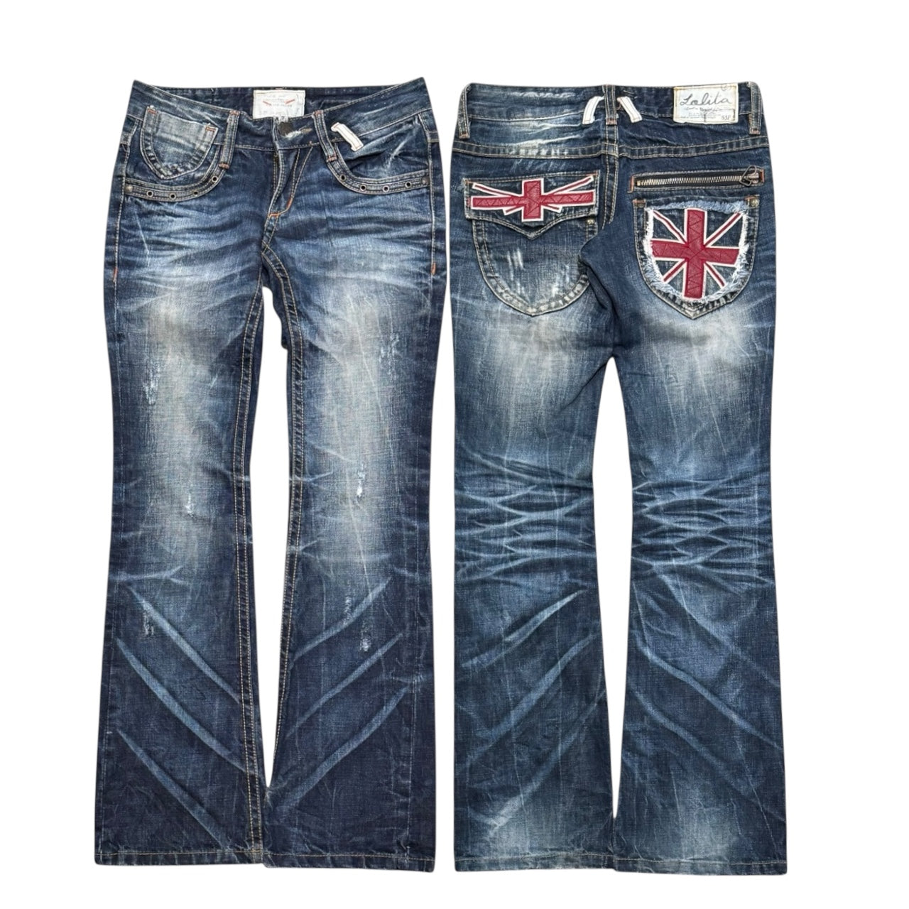 000’s Union Jack Lolita Jeans (29”)