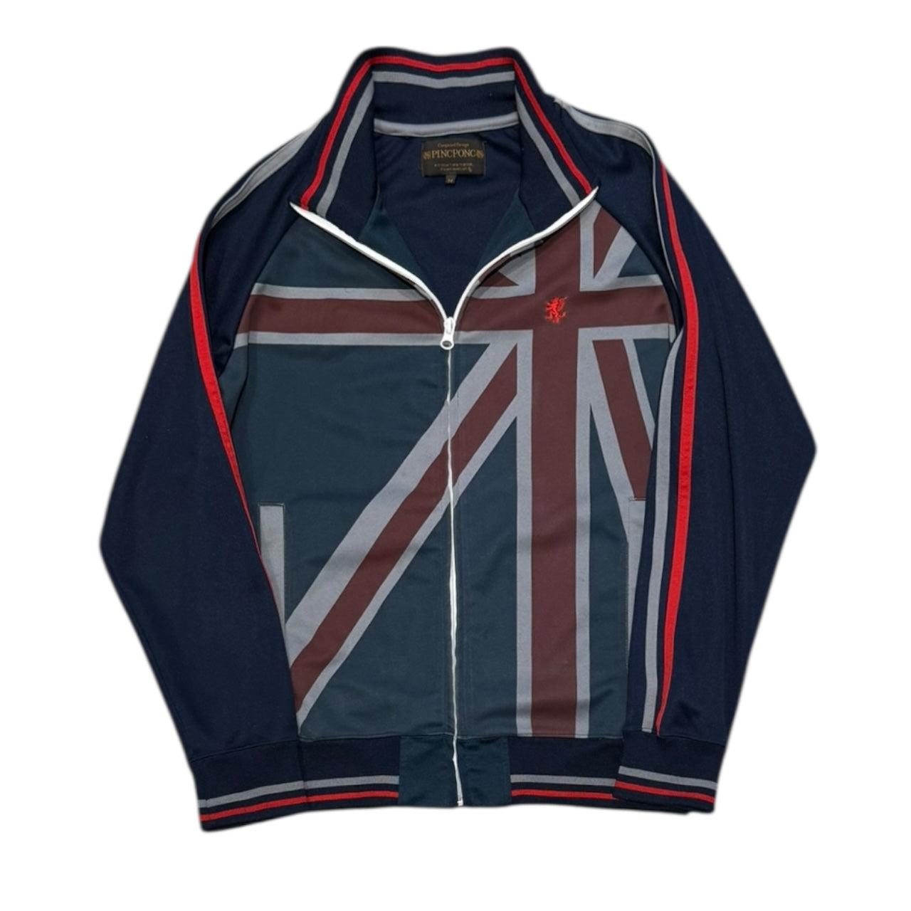 000’s Pinc Ponc Union Jack Track Jacket (M)