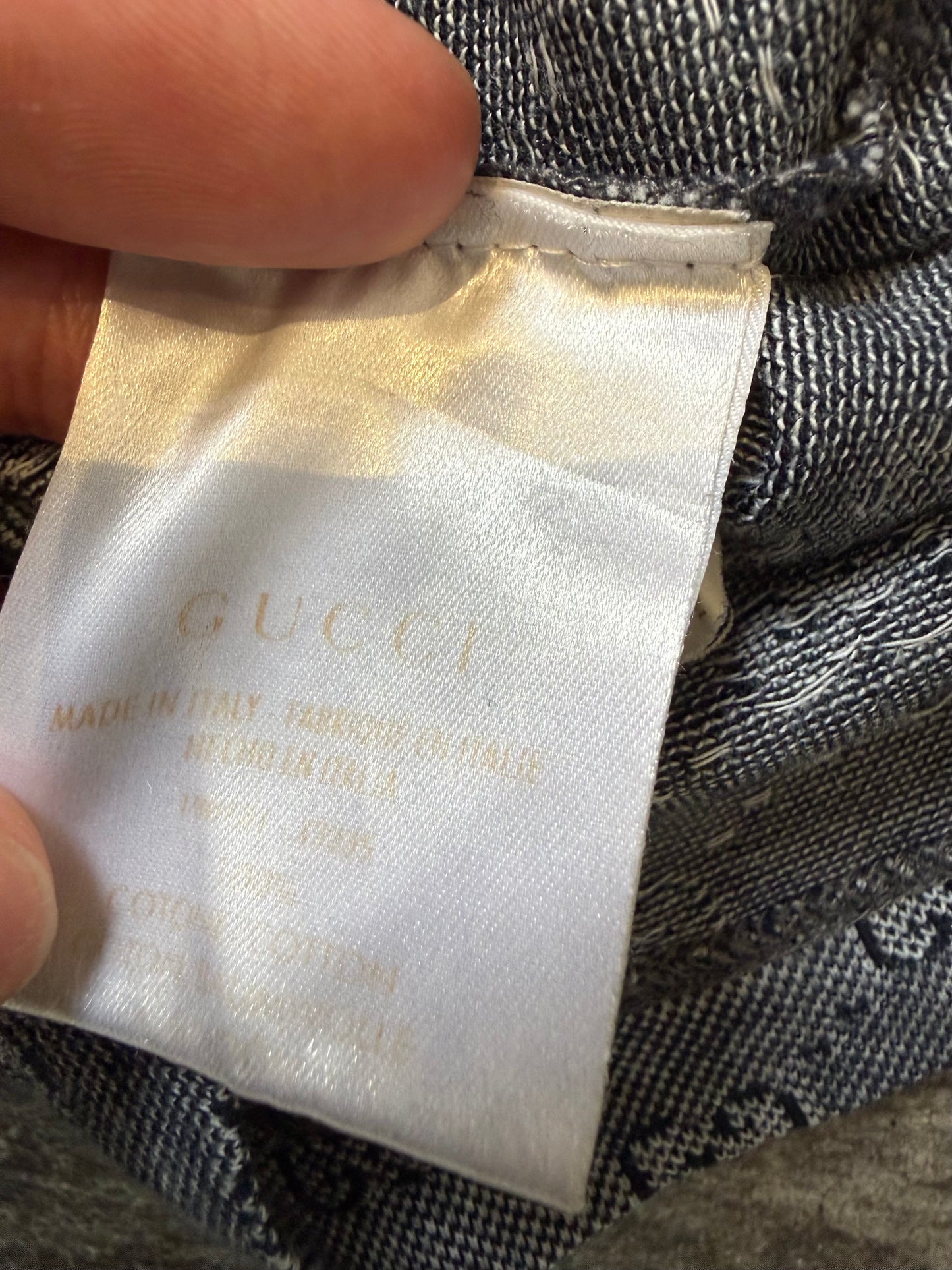 000’s Gucci Monogram Polo (M)