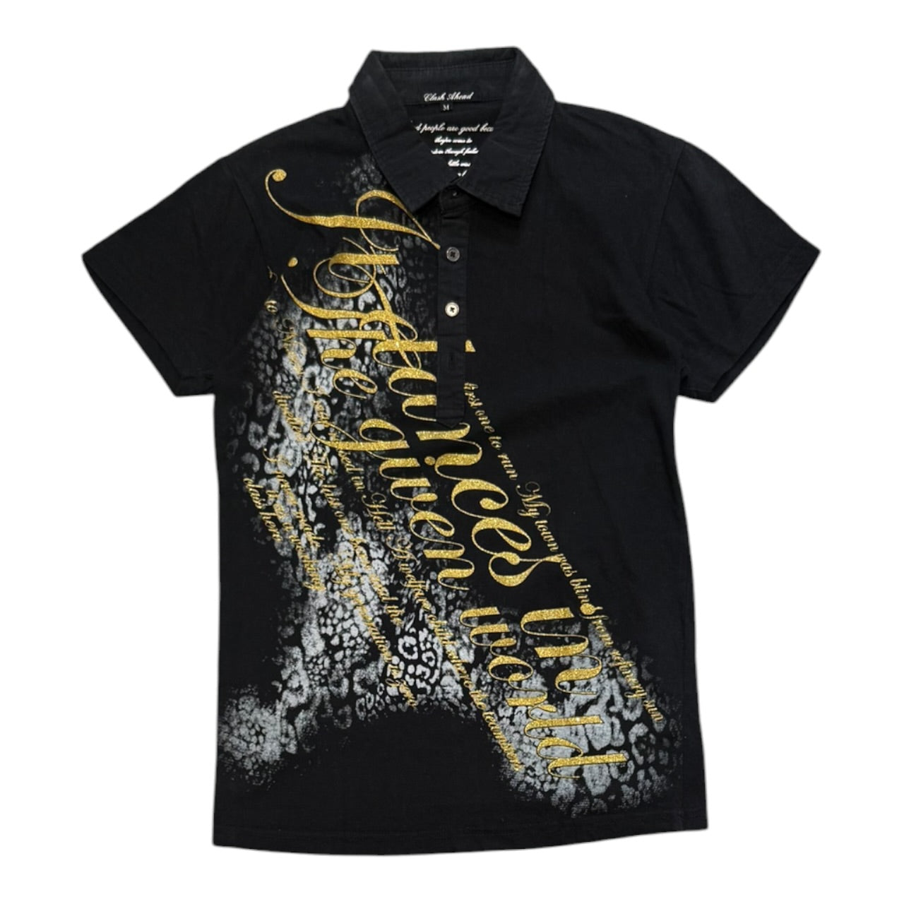 000’s Clash Ahead Leopard Polo (S)