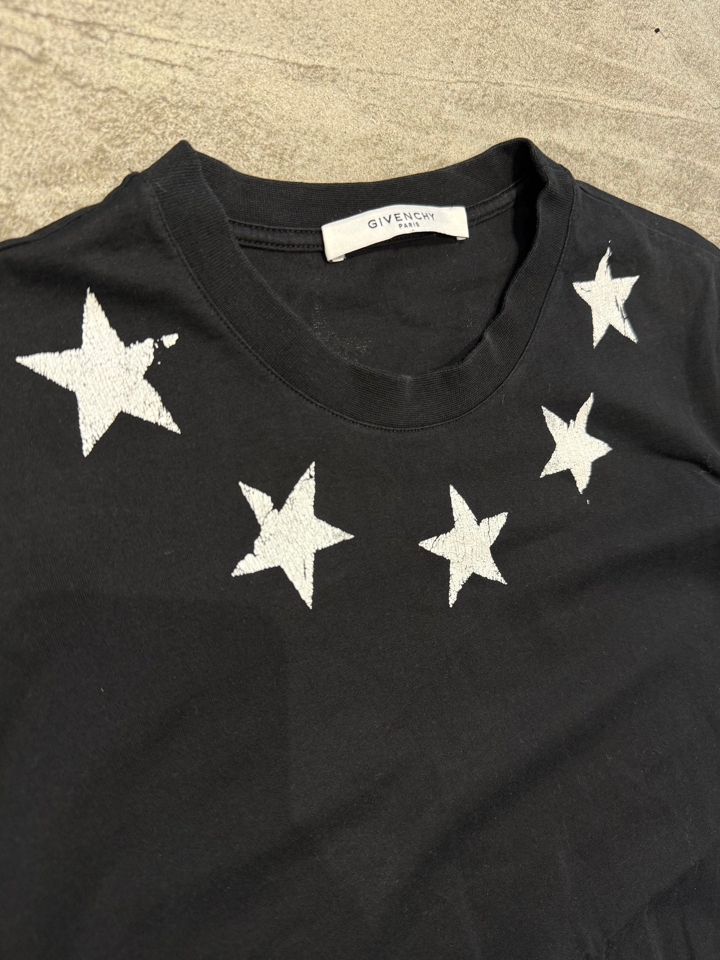 Givenchy Distressed Stars Tee (M)