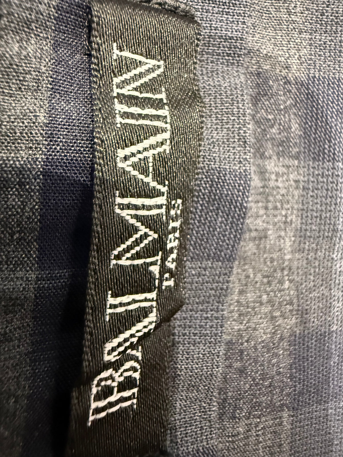 Balmain Plaid Shirt (L)