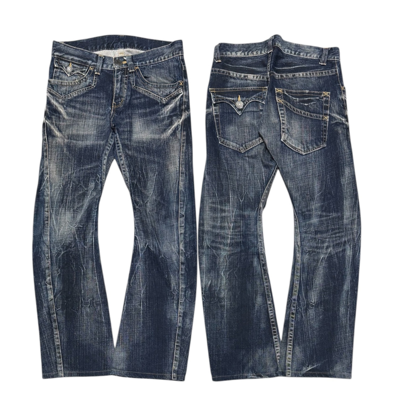 000’s Rattletrap Bow Leg Jeans (30”)