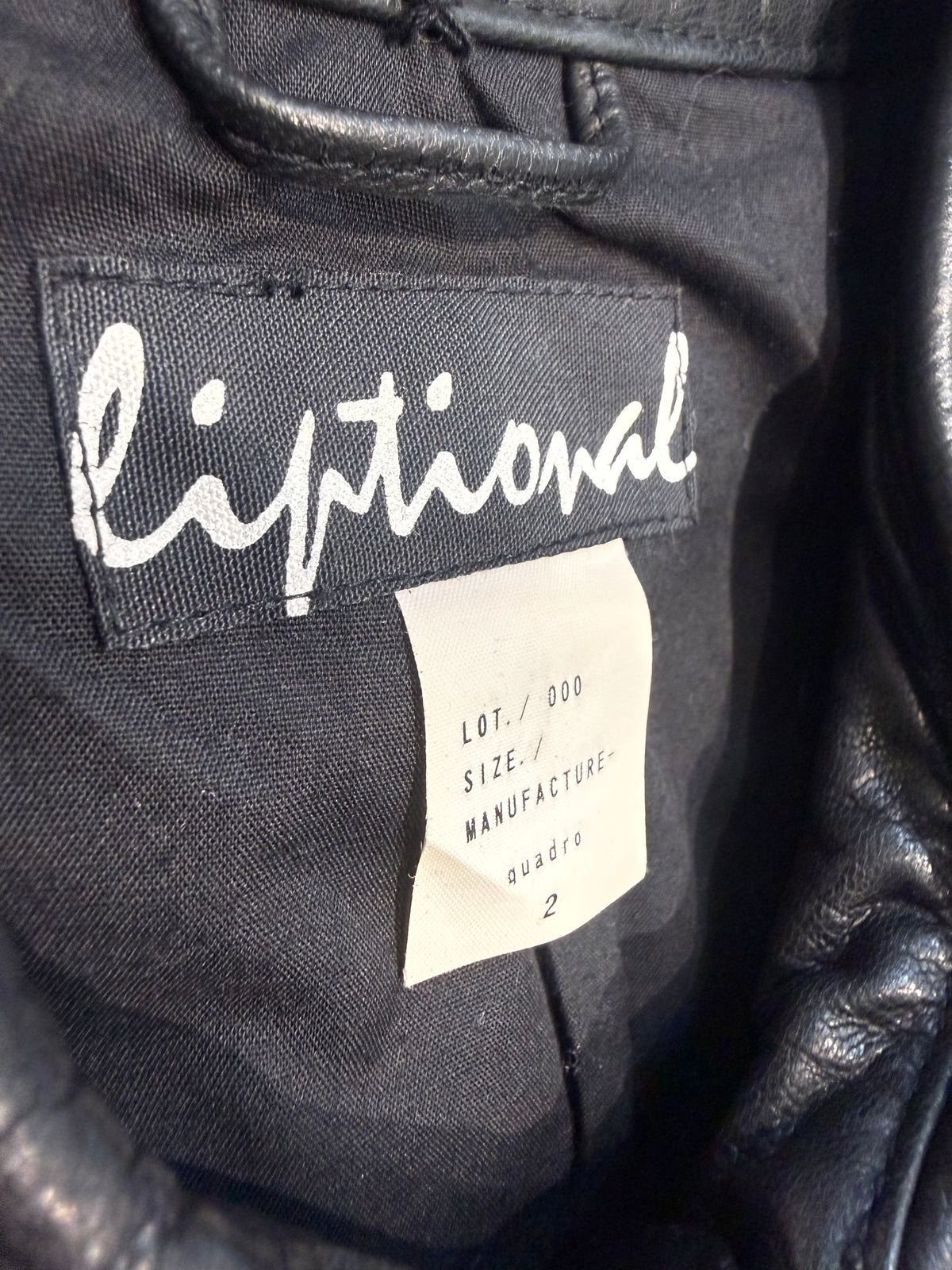 000’s Influence Goat Leather Jacket (S)