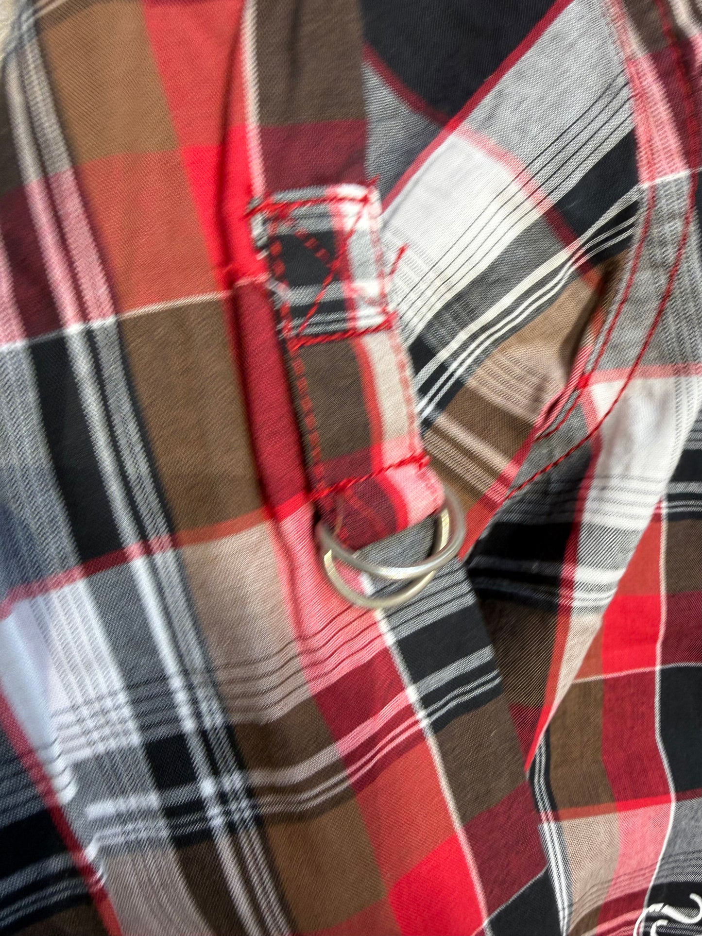 000’s Dadaist Plaid Flannel (M)
