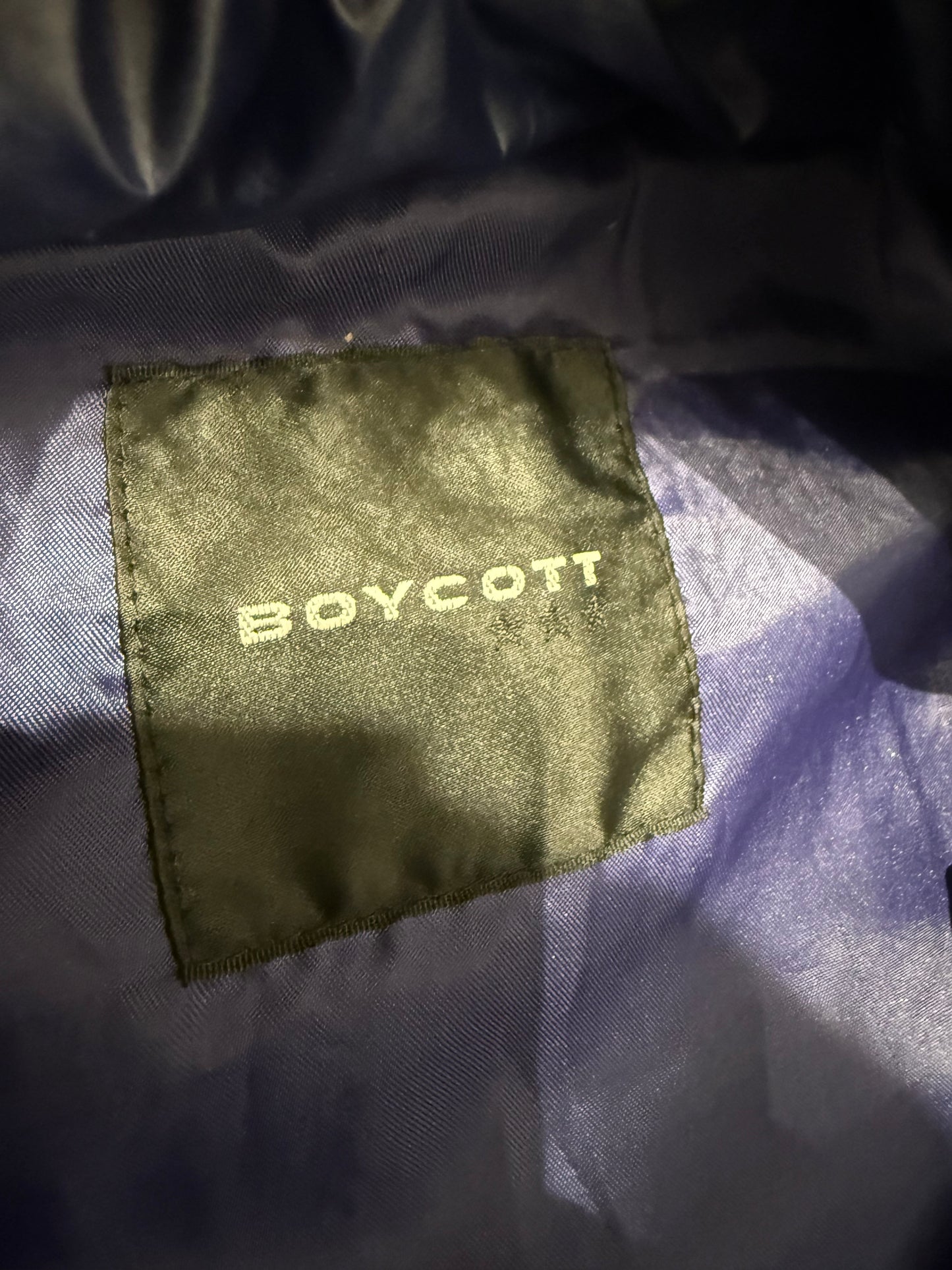 000’s Boycott Fur Hood Puffer (M)