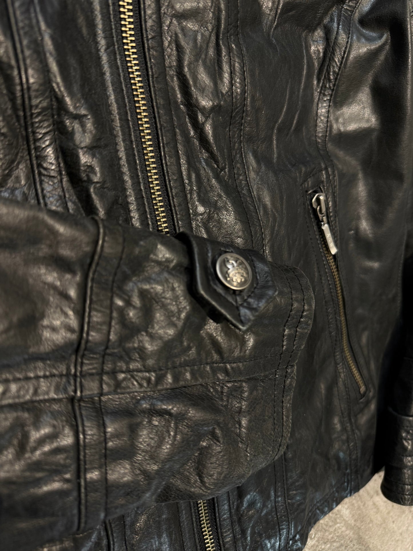 000’s ASM Leather Jacket (S)